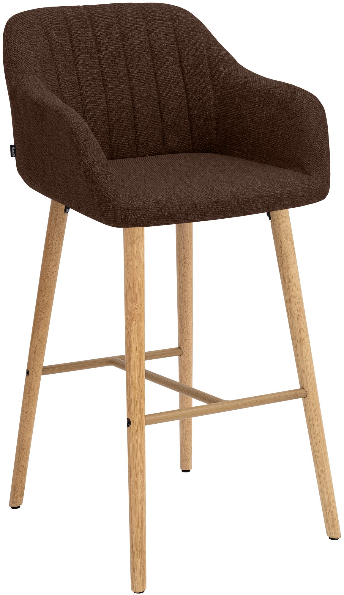 Tabouret de bar Ando tissu