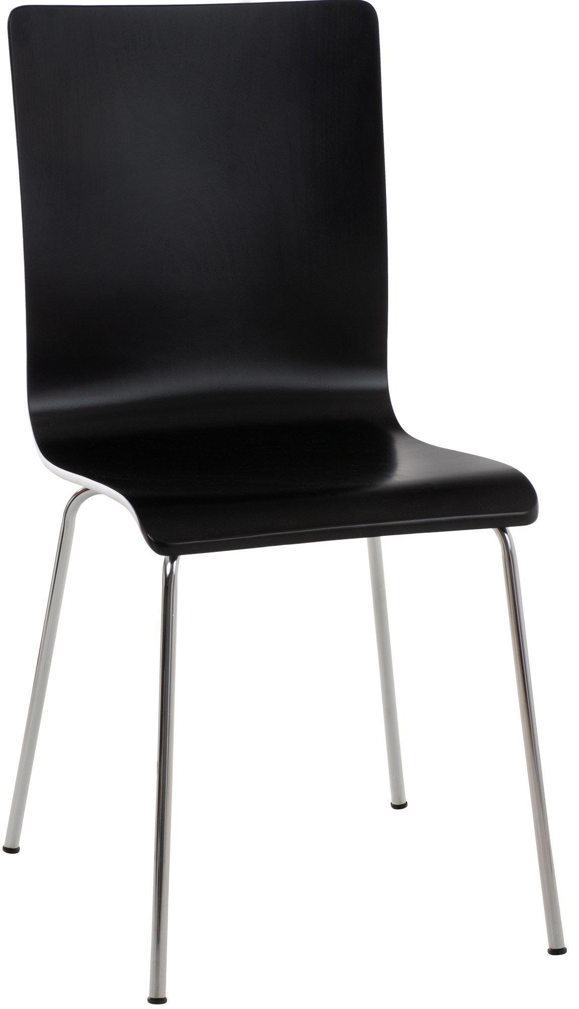 Chaise en bois avec piètement en métal PEPE Noir