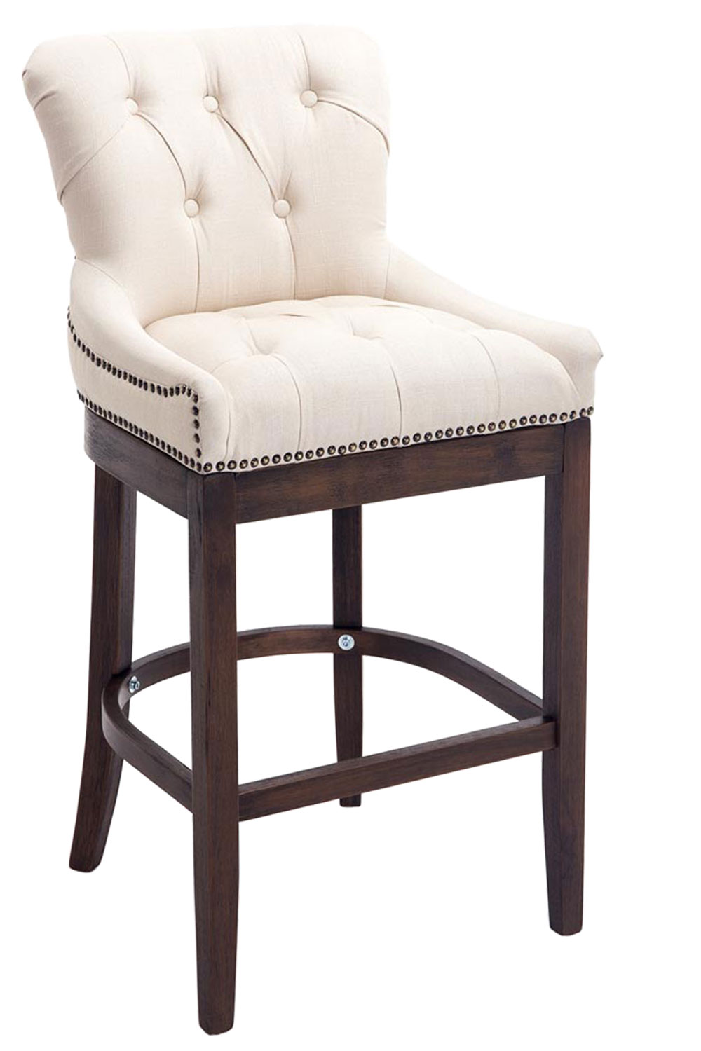 Lot de 2 Tabourets de Bar Lakewood en Tissu