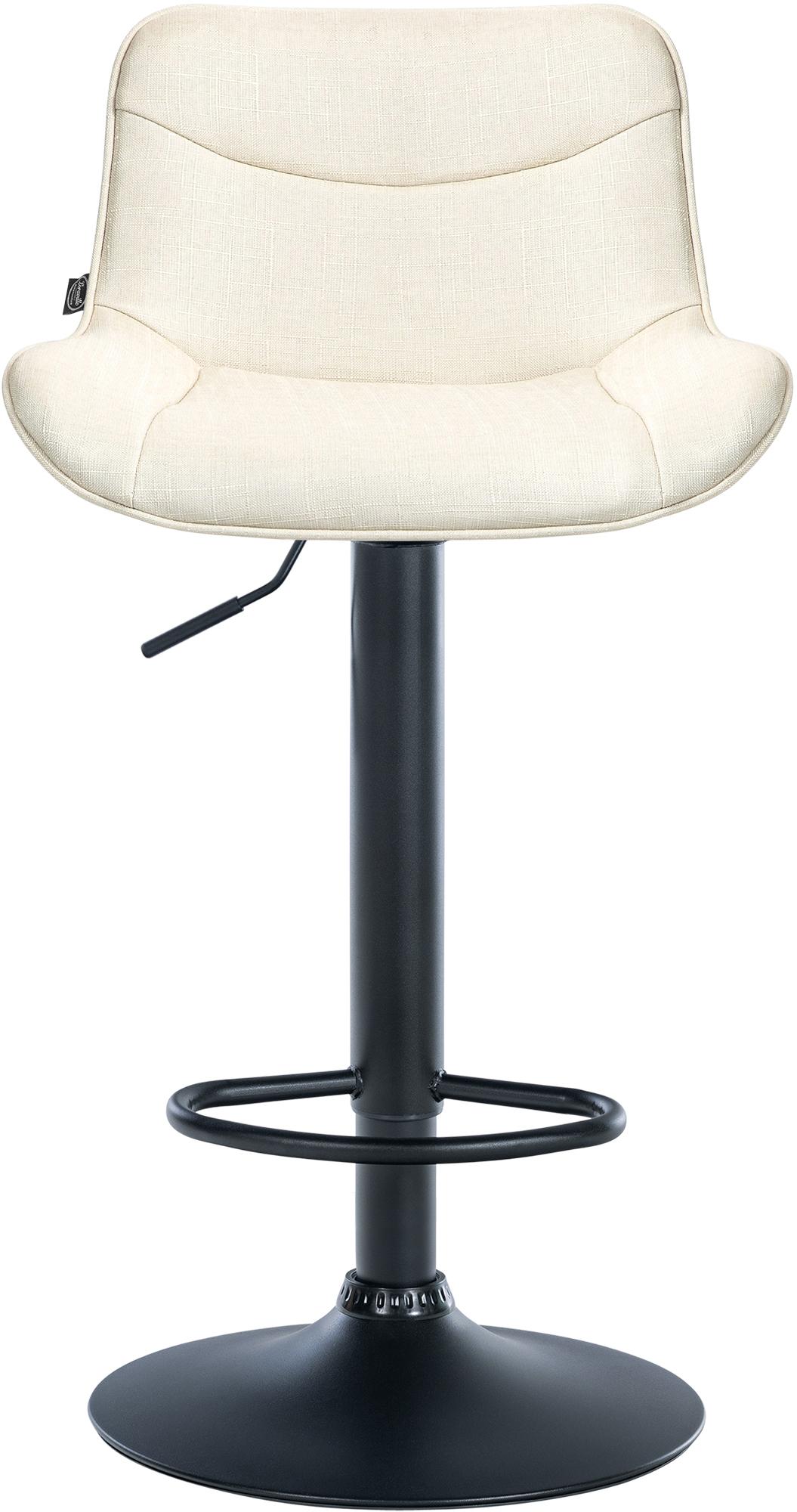 Lot de 2 tabourets de bar Vonore tissu