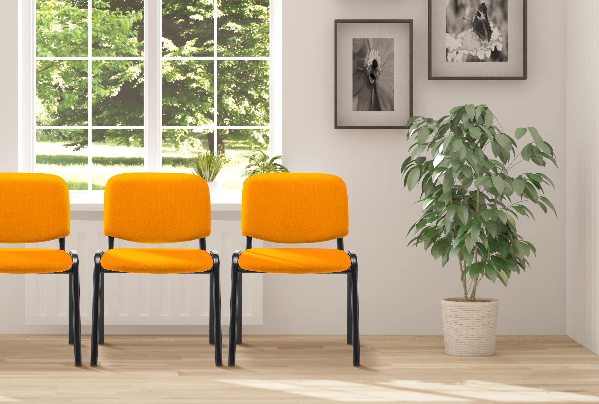 Chaise visiteur Ken tissu