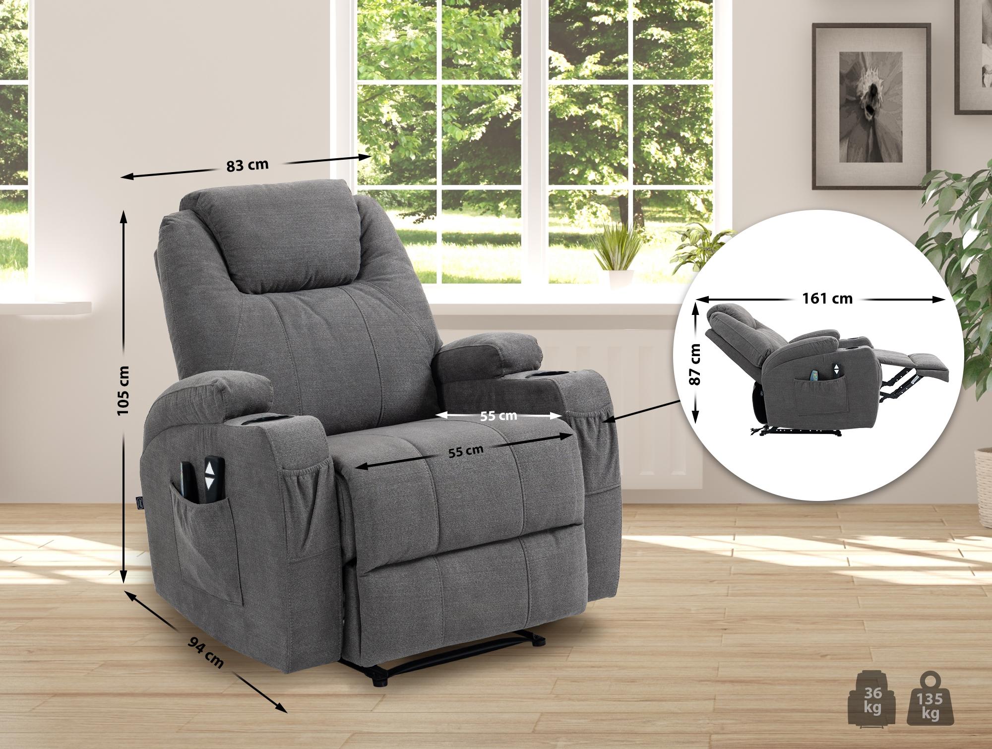 Fauteuil Hepler avec fonction massage