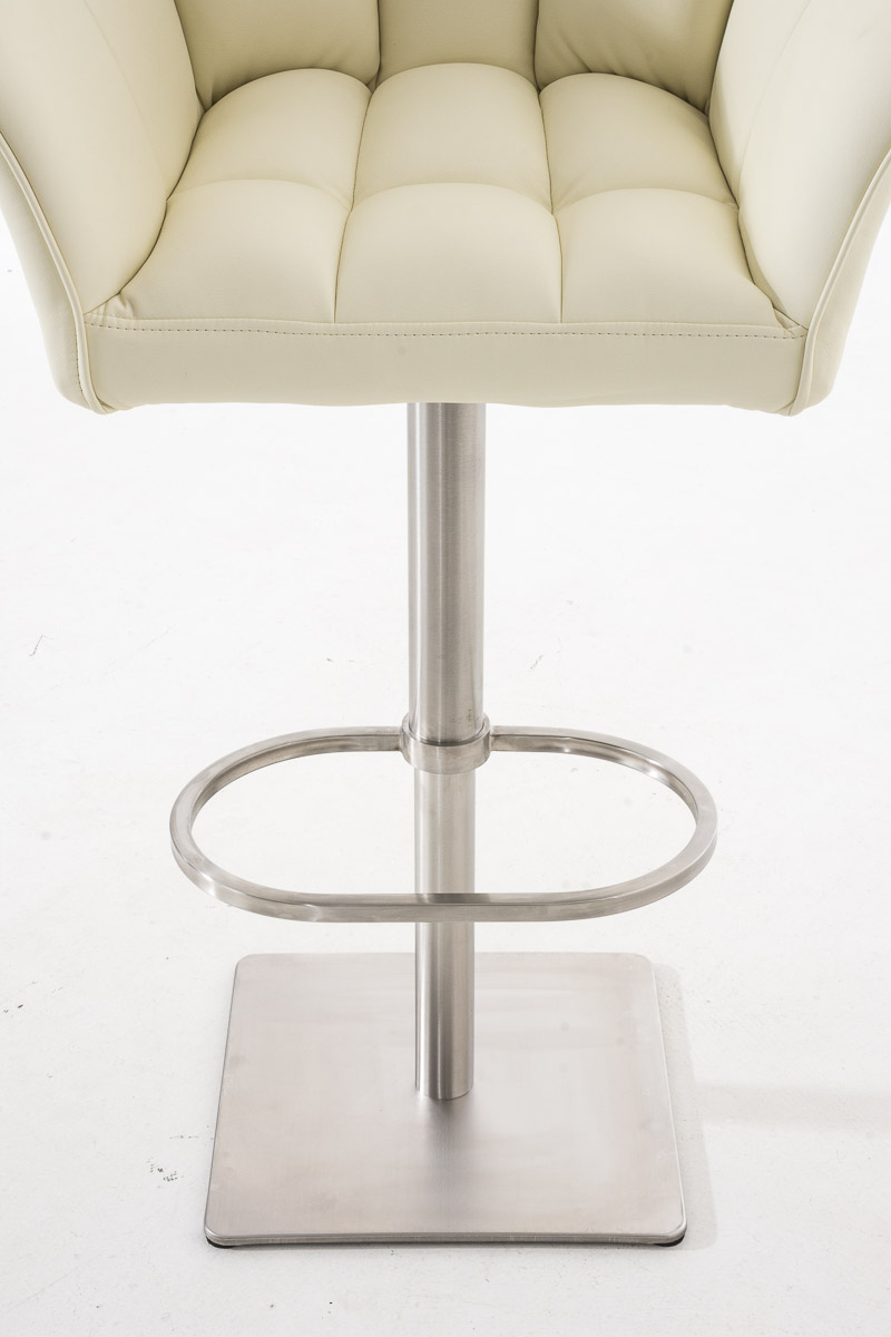 Lot de 2 tabourets de bar Damaso en similicuir