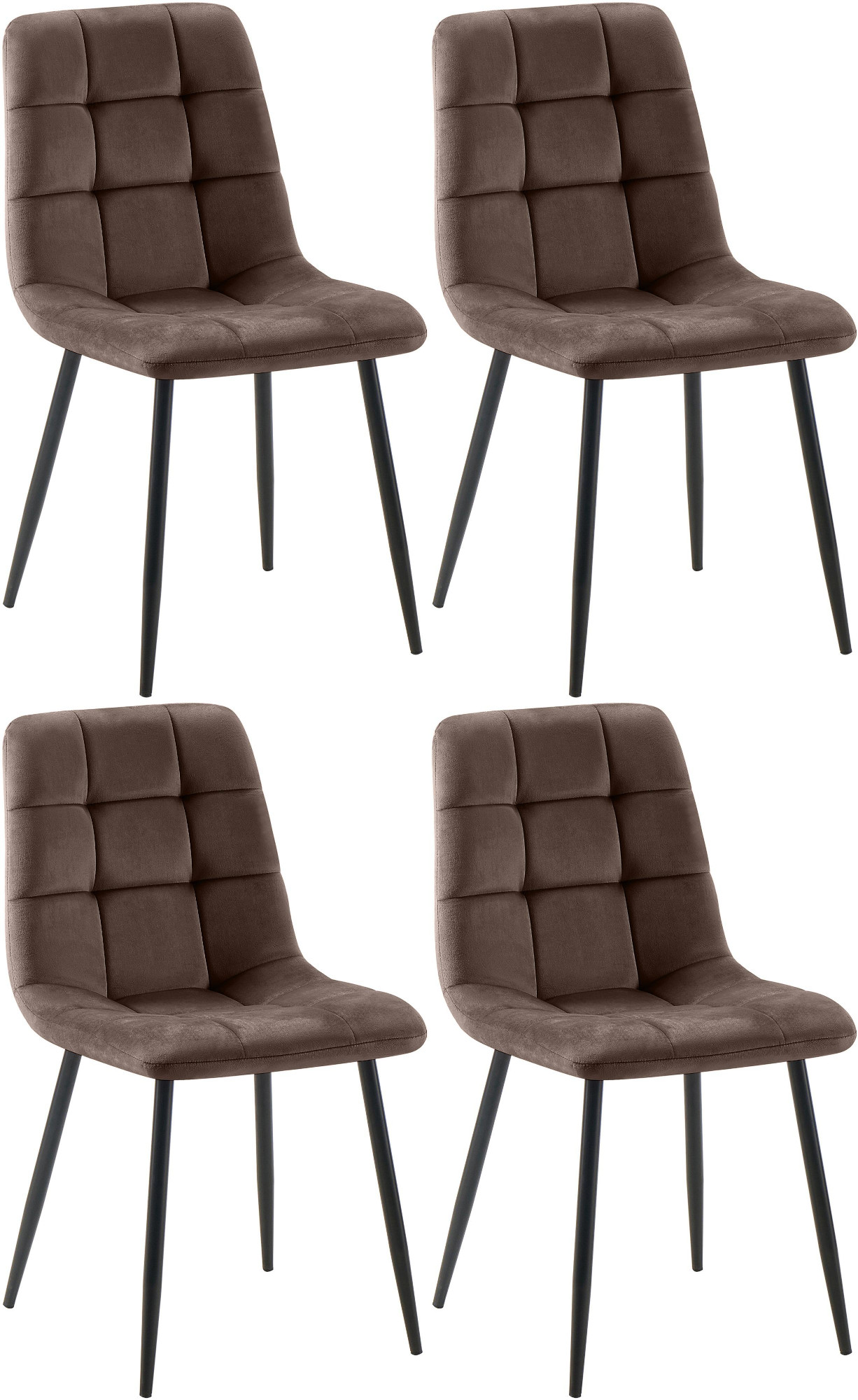 Lot de 4 chaises de salle à manger Tilde