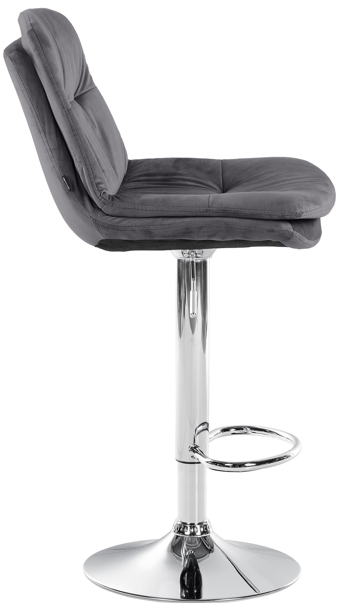 Tabouret de bar Laurel velours