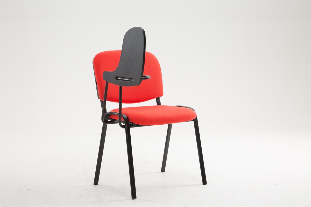 Chaise Ken en tissu avec tablette rabattable