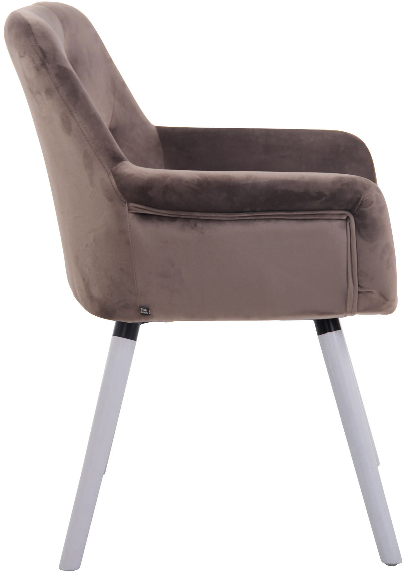 Chaise de salle à manger Cassidy en Velours