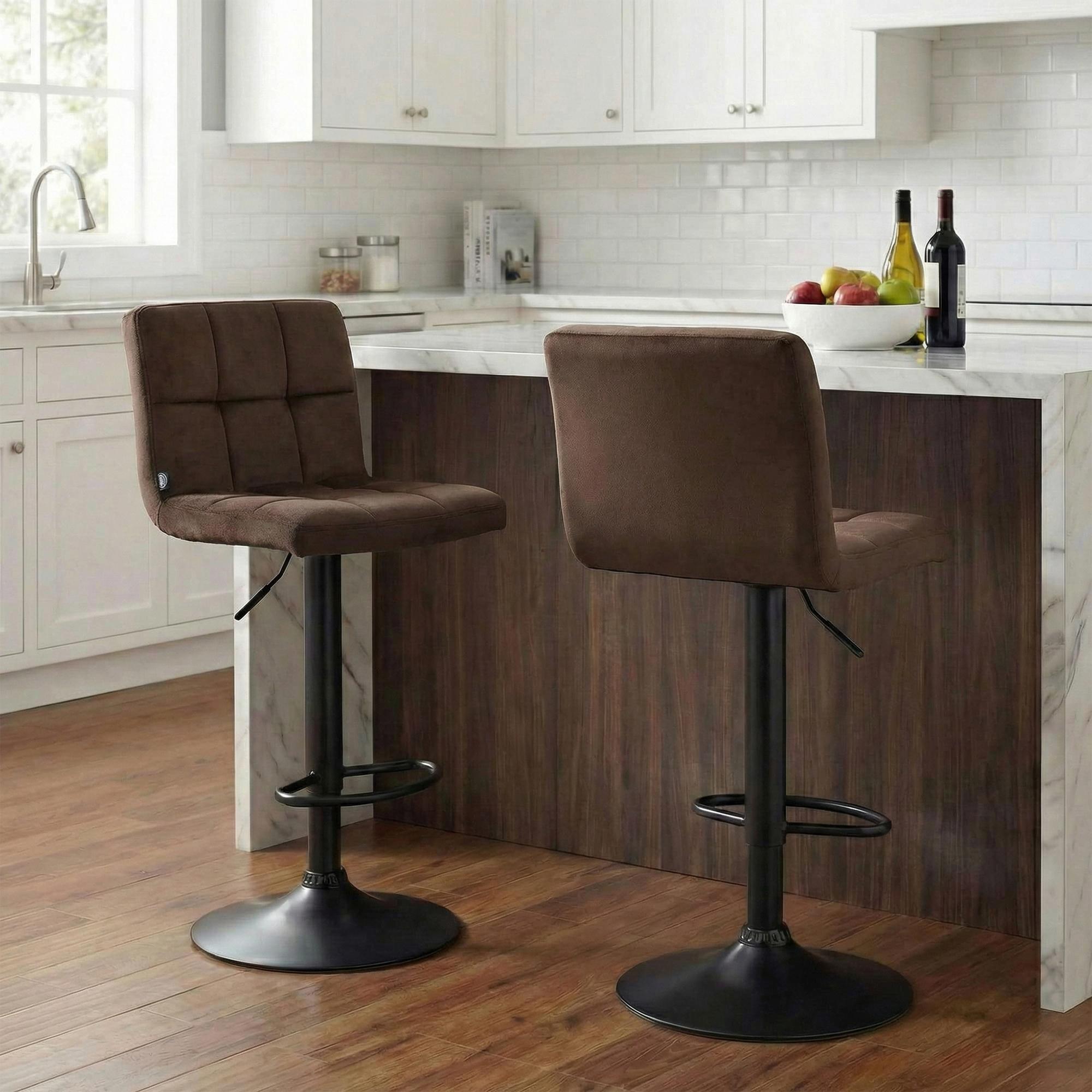 Tabouret de Bar Peru Velours