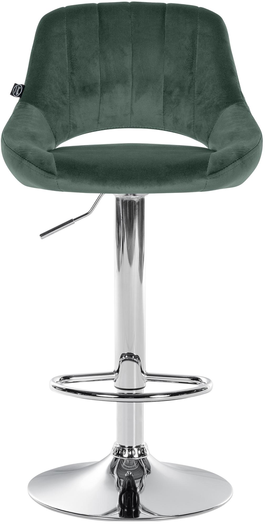 Tabouret de bar Milet en velours