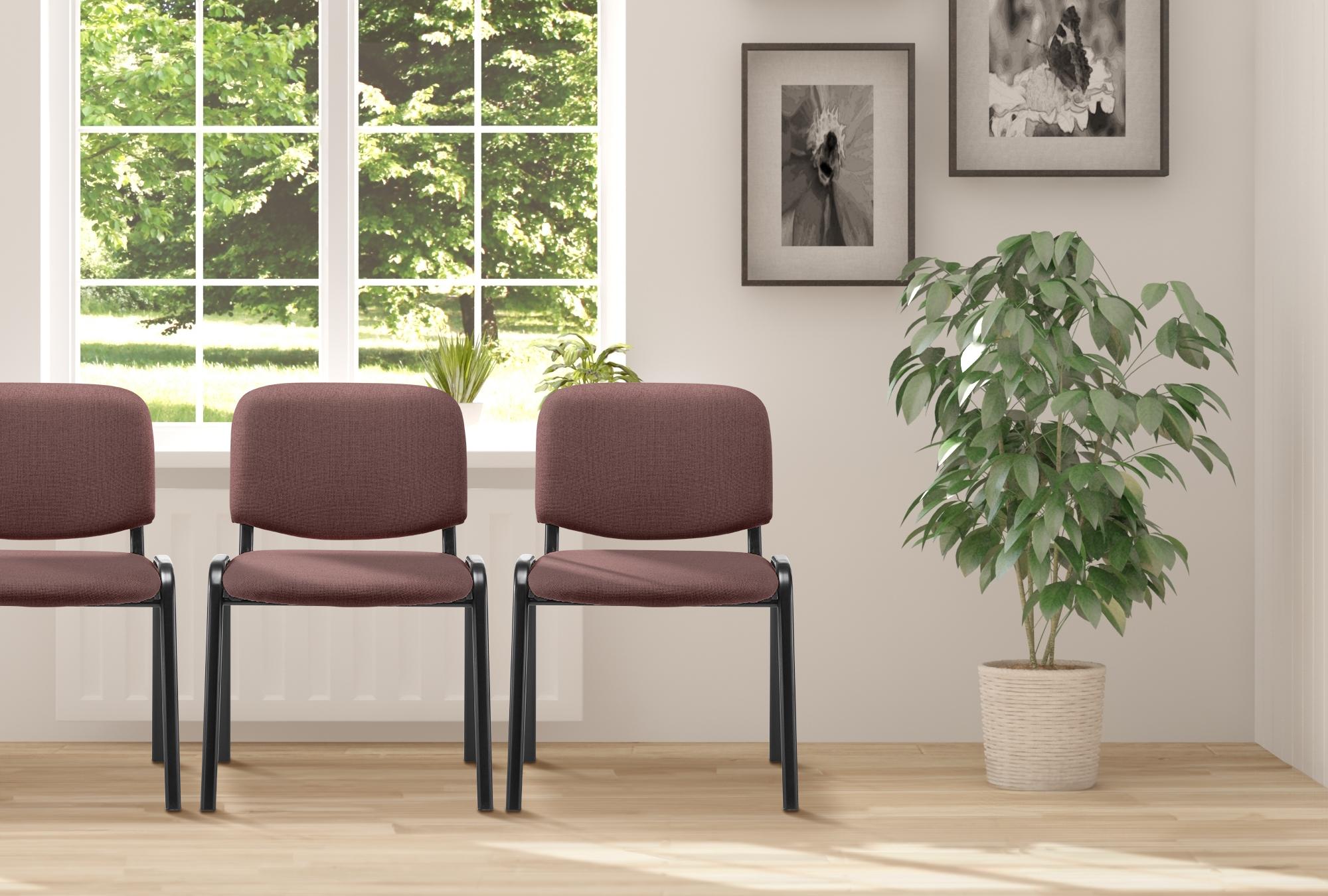 Chaise visiteur Ken tissu