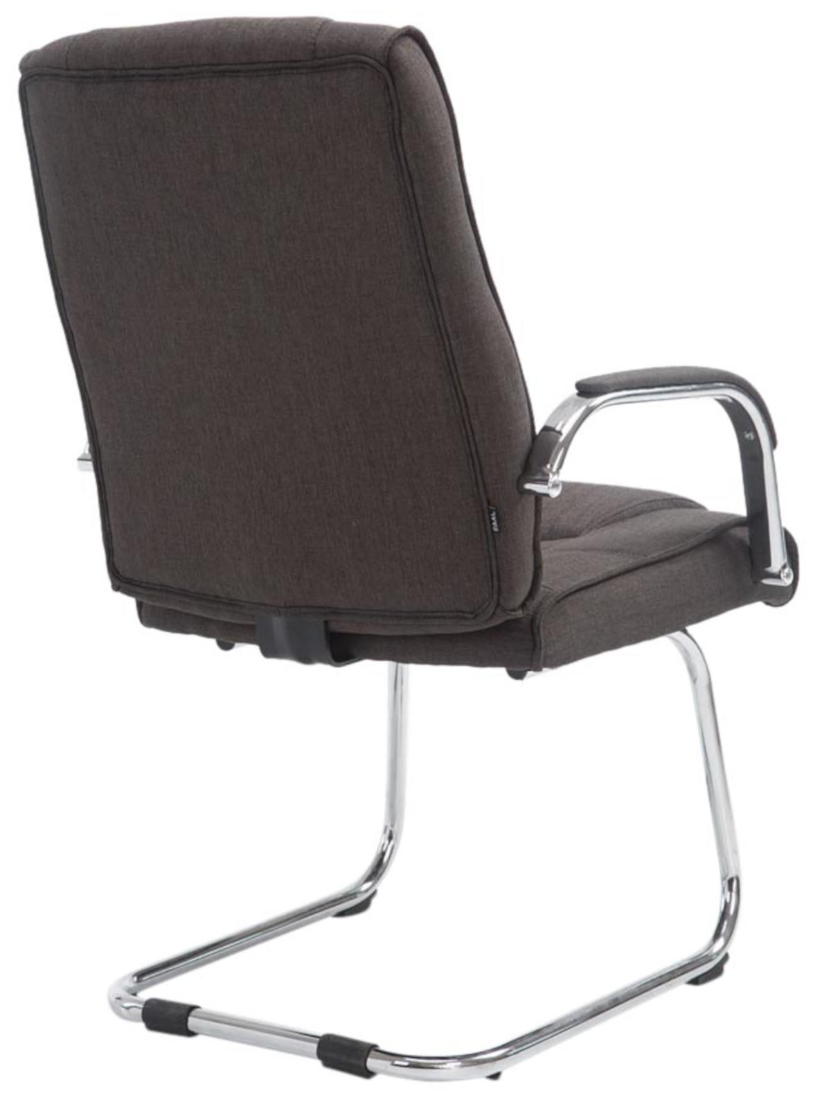 Lot de 2 Chaises Cantilever Attila en tissu avec accoudoirs
