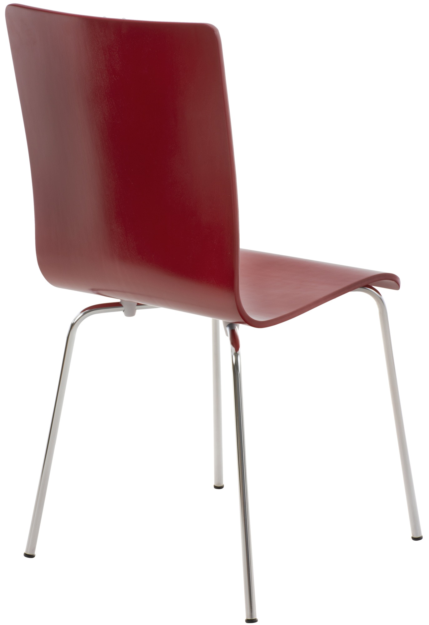 Set 2 Chaises Pepe en bois Rouge