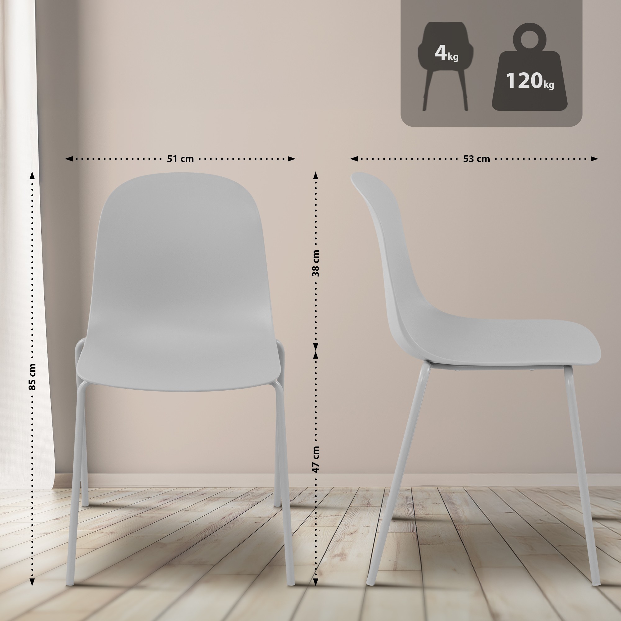Ensemble de 2 sièges Mindin