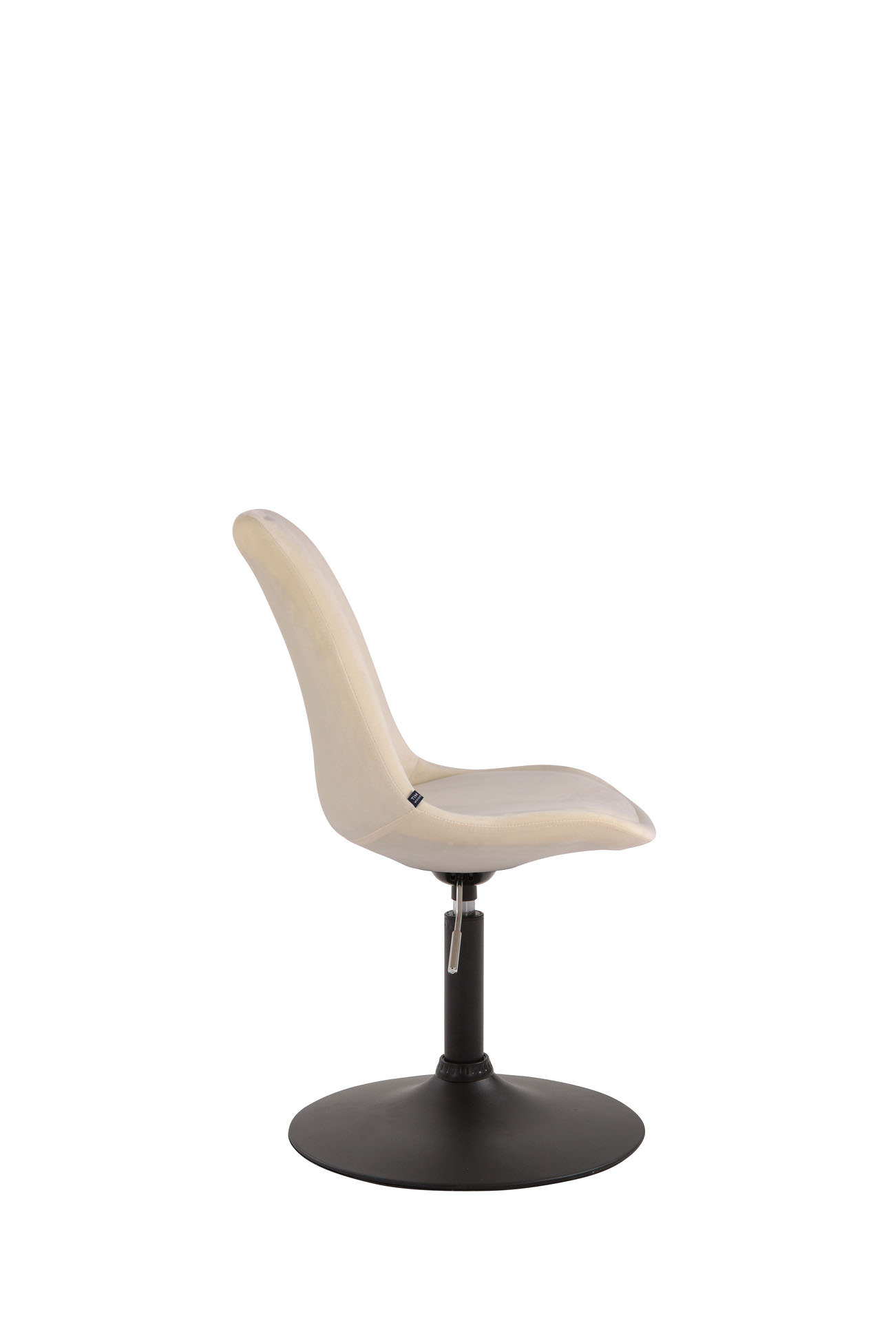 Chaise de salle à manger Maverick en velours avec pied trompette