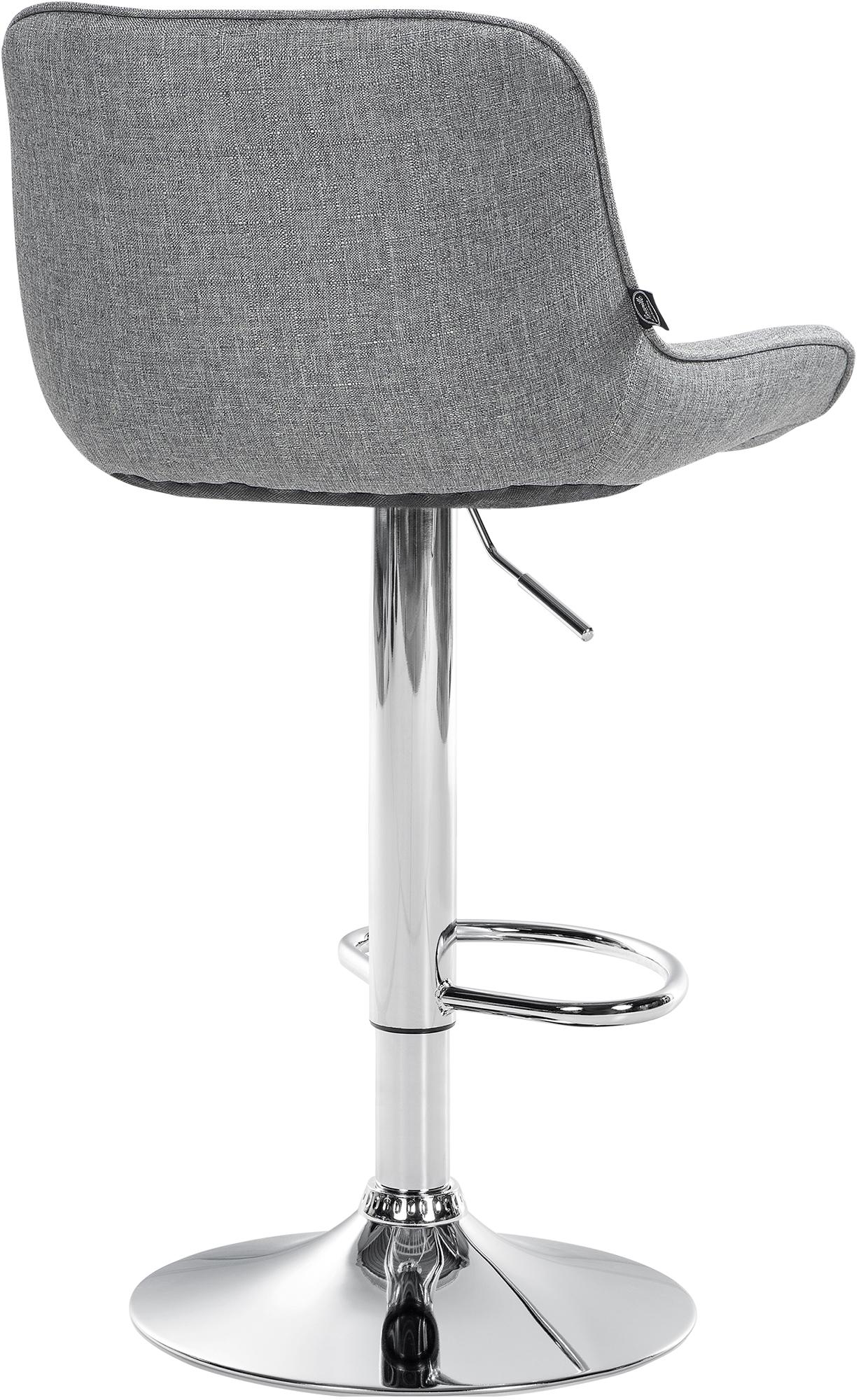Lot de 2 tabourets de bar Vonore tissu