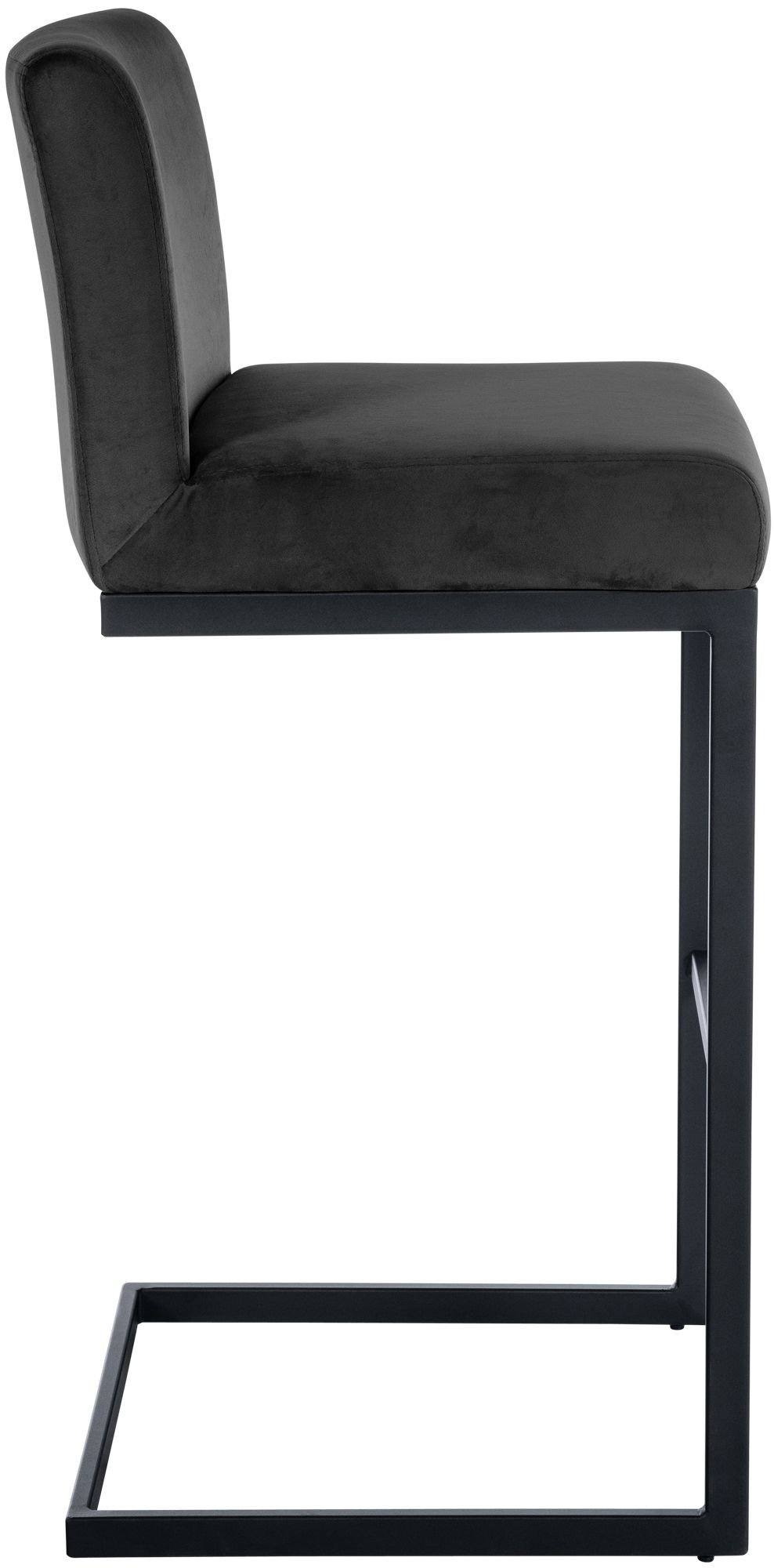 Tabouret de bar Hopewell velours