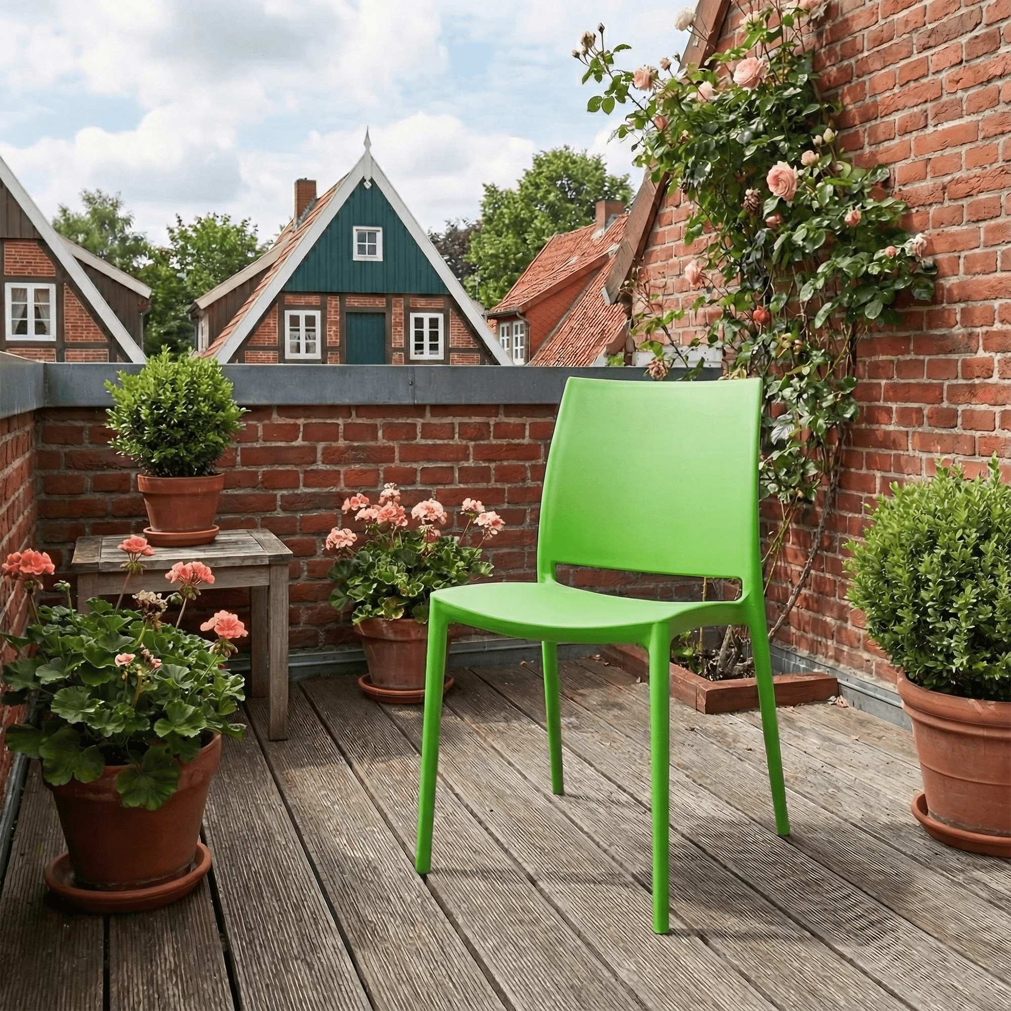 Lot de 2 chaises de jardin Meton