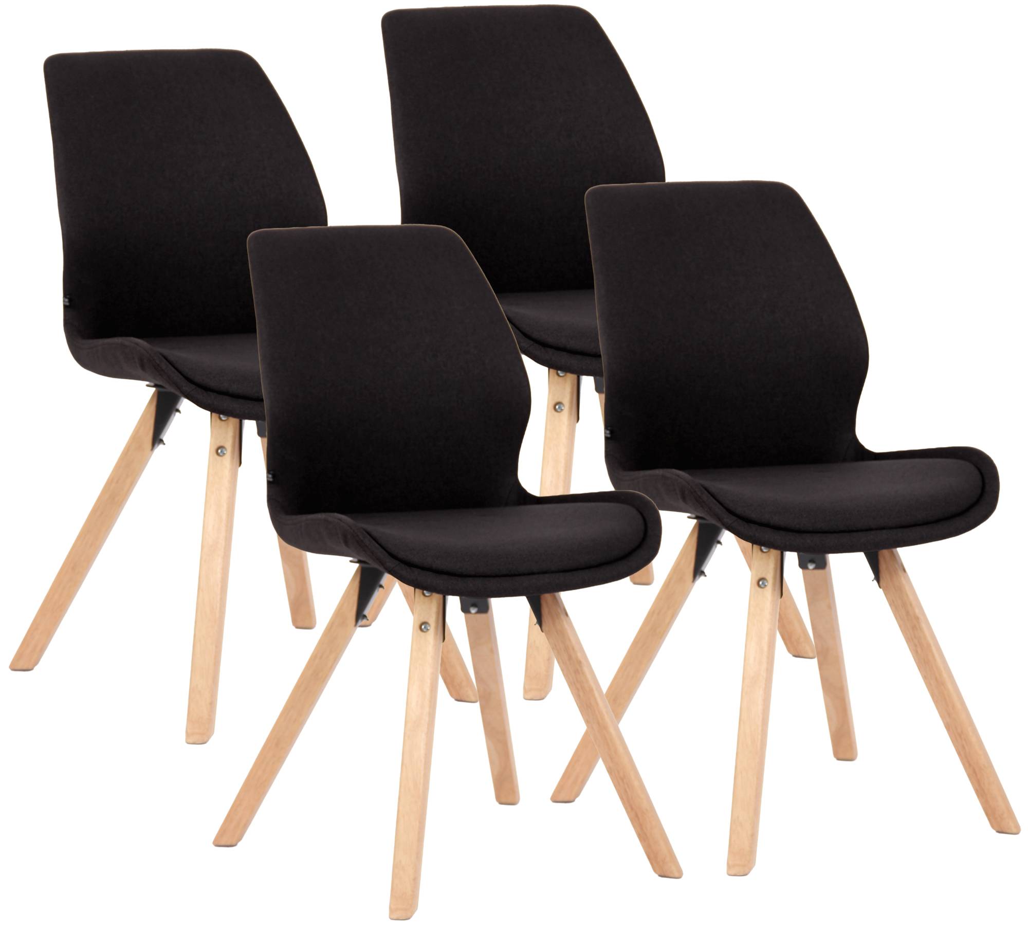 Lot de 4 chaises Luna