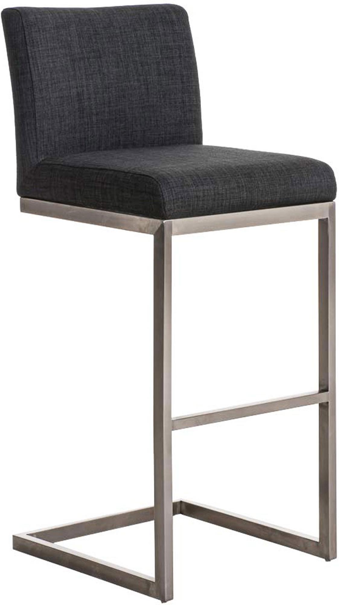 Tabouret de bar Paros revêtement en tissu