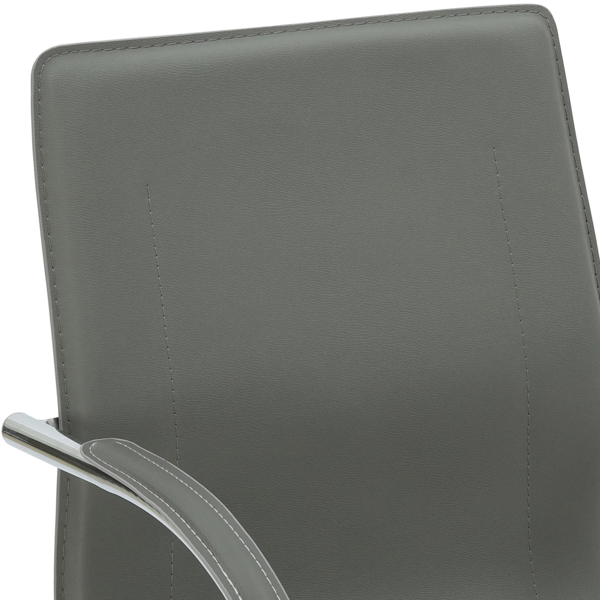 Chaise cantilever Noeleen en simili cuir