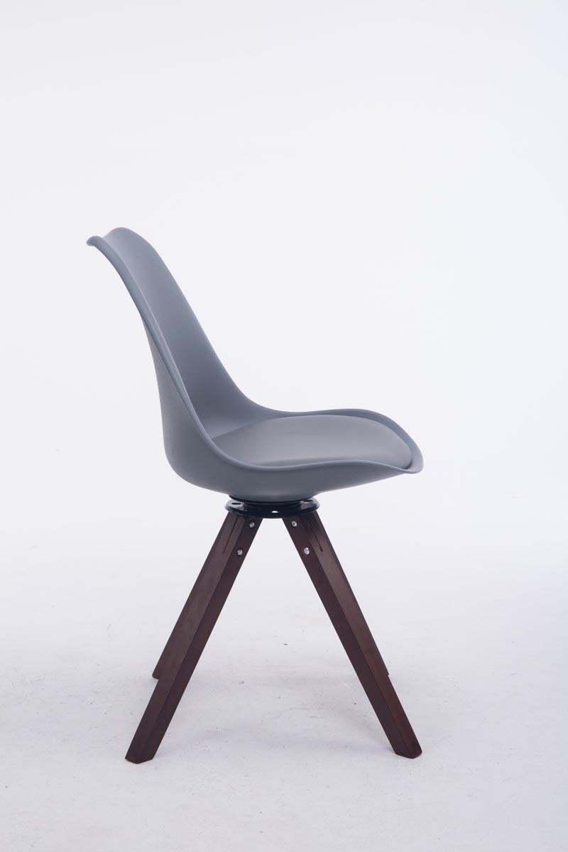 Chaise de salle à manger Troyes Pivotante Piétement en Forme Carrée