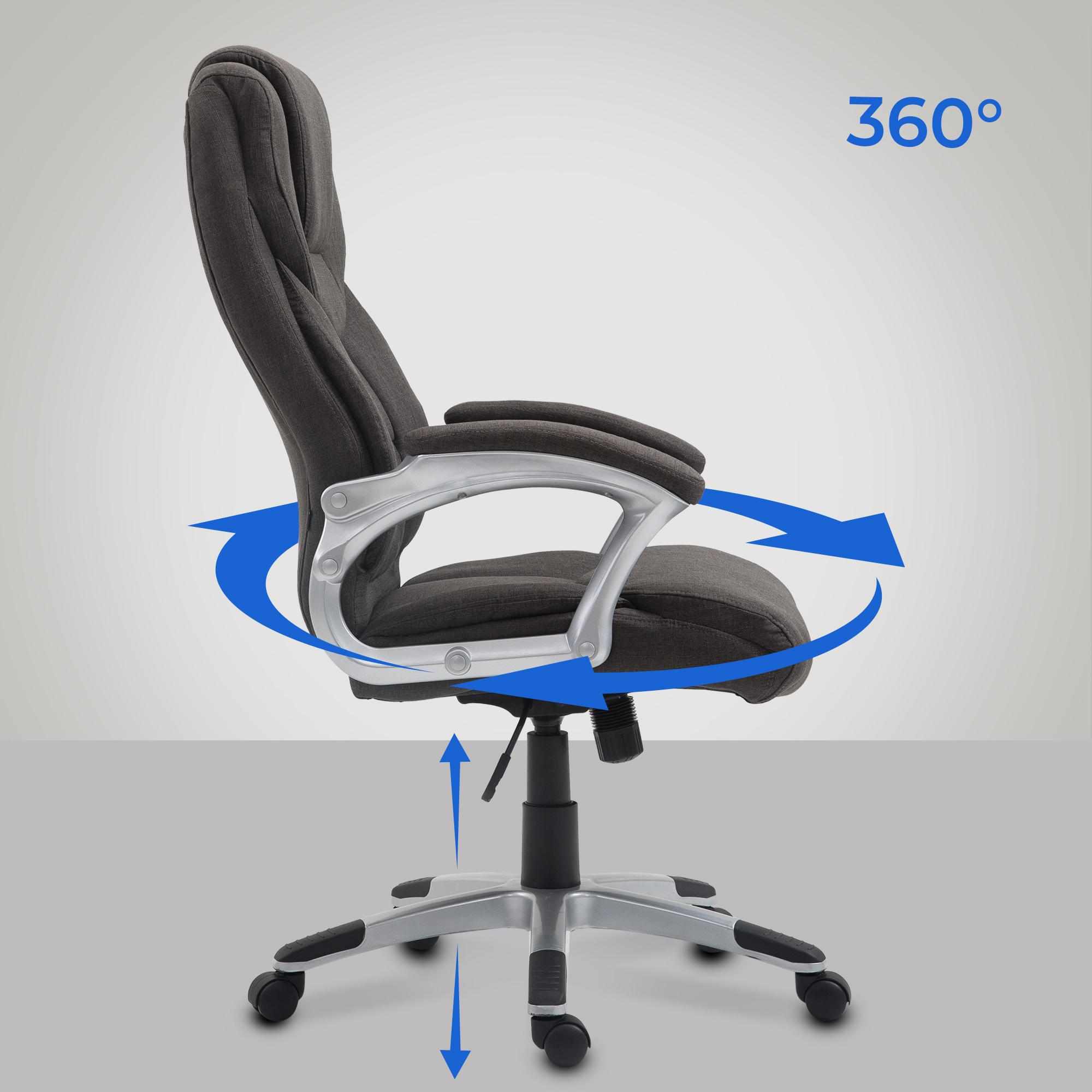 Fauteuil de bureau XL Texas tissu