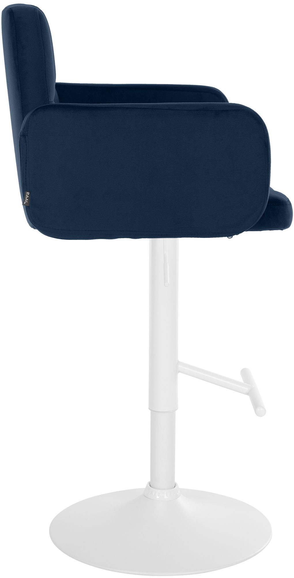 Lot de 2 tabourets de bar Los Angeles velours