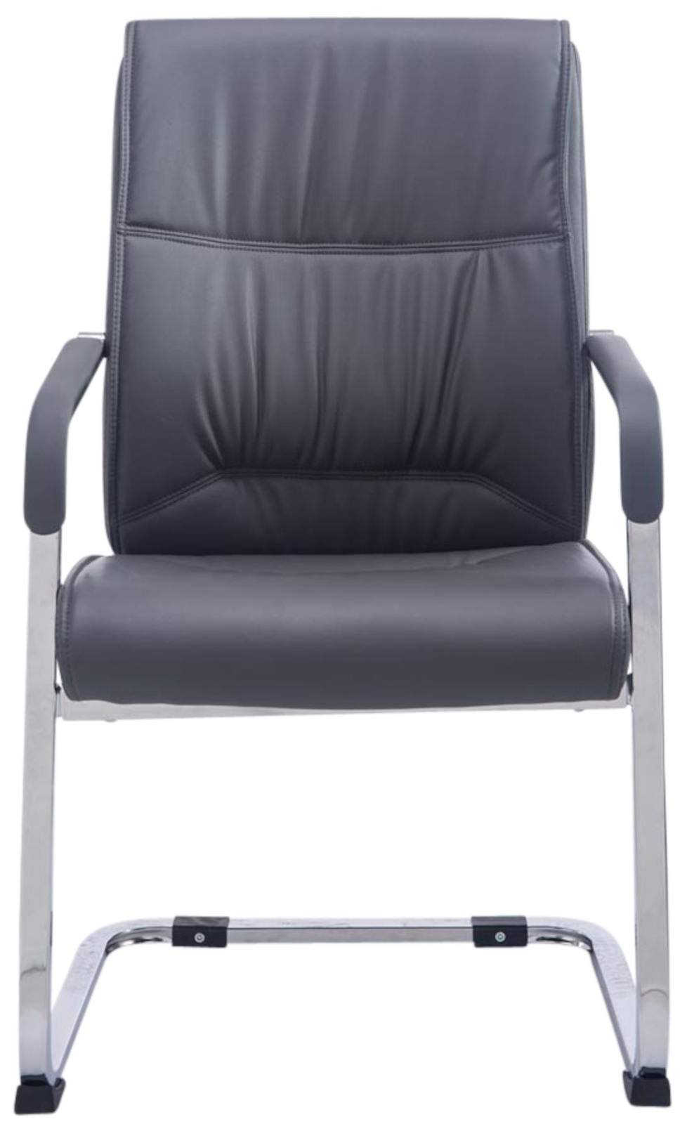 Lot de 2 Chaises Cantilever XXL Anubis en Similicuir avec accoudoirs