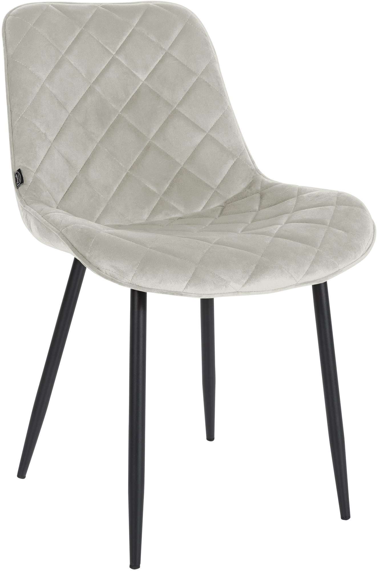 Lot de 4 chaises Springs velours