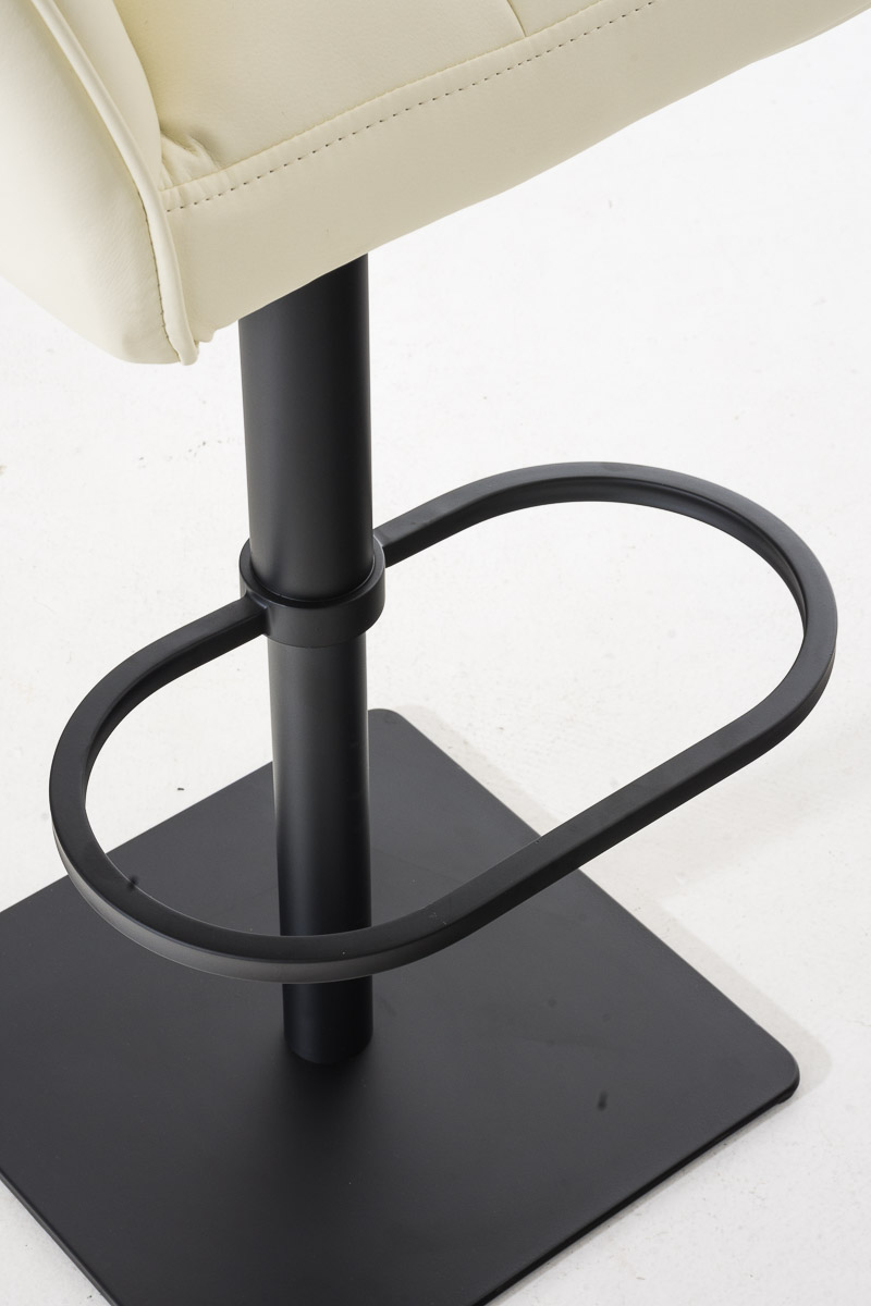Lot de 2 tabourets de bar Damaso en similicuir