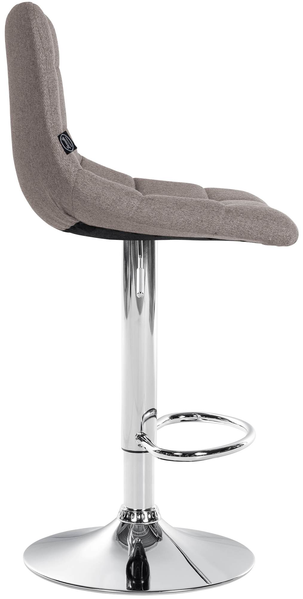Lot de 2 tabourets de bar Jerry tissu