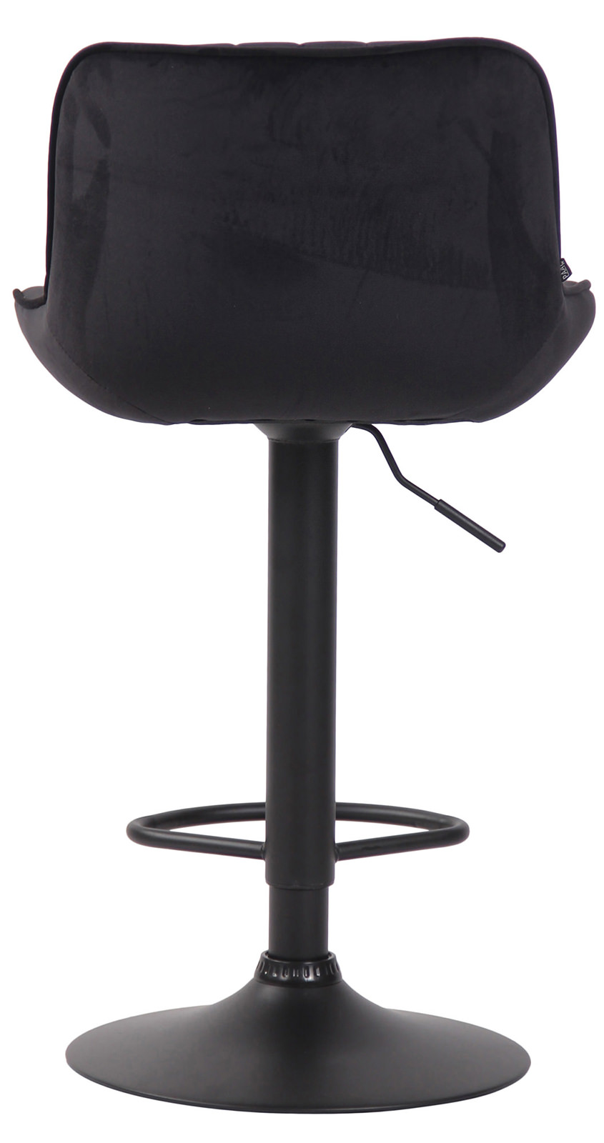 Lot de 2 Tabourets de bar Lentini en Velours Pied trompette en Métal