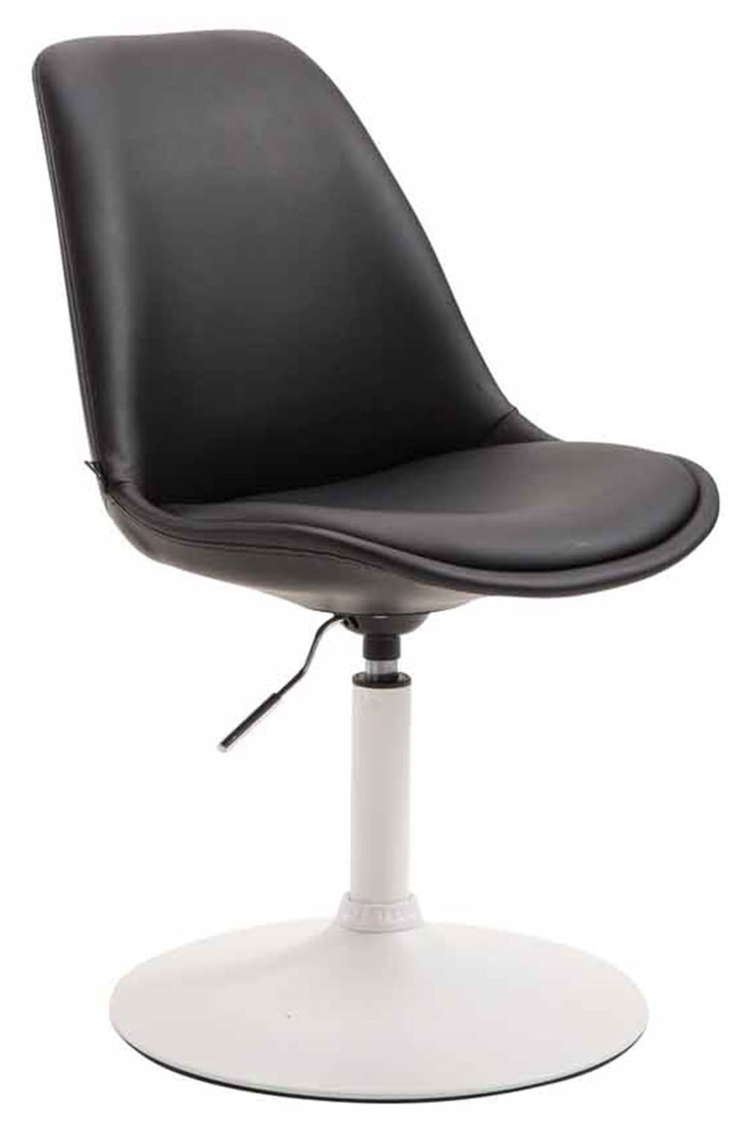 Lot de 4 Chaises de salle à manger Maverick similicuir avec pied trompette