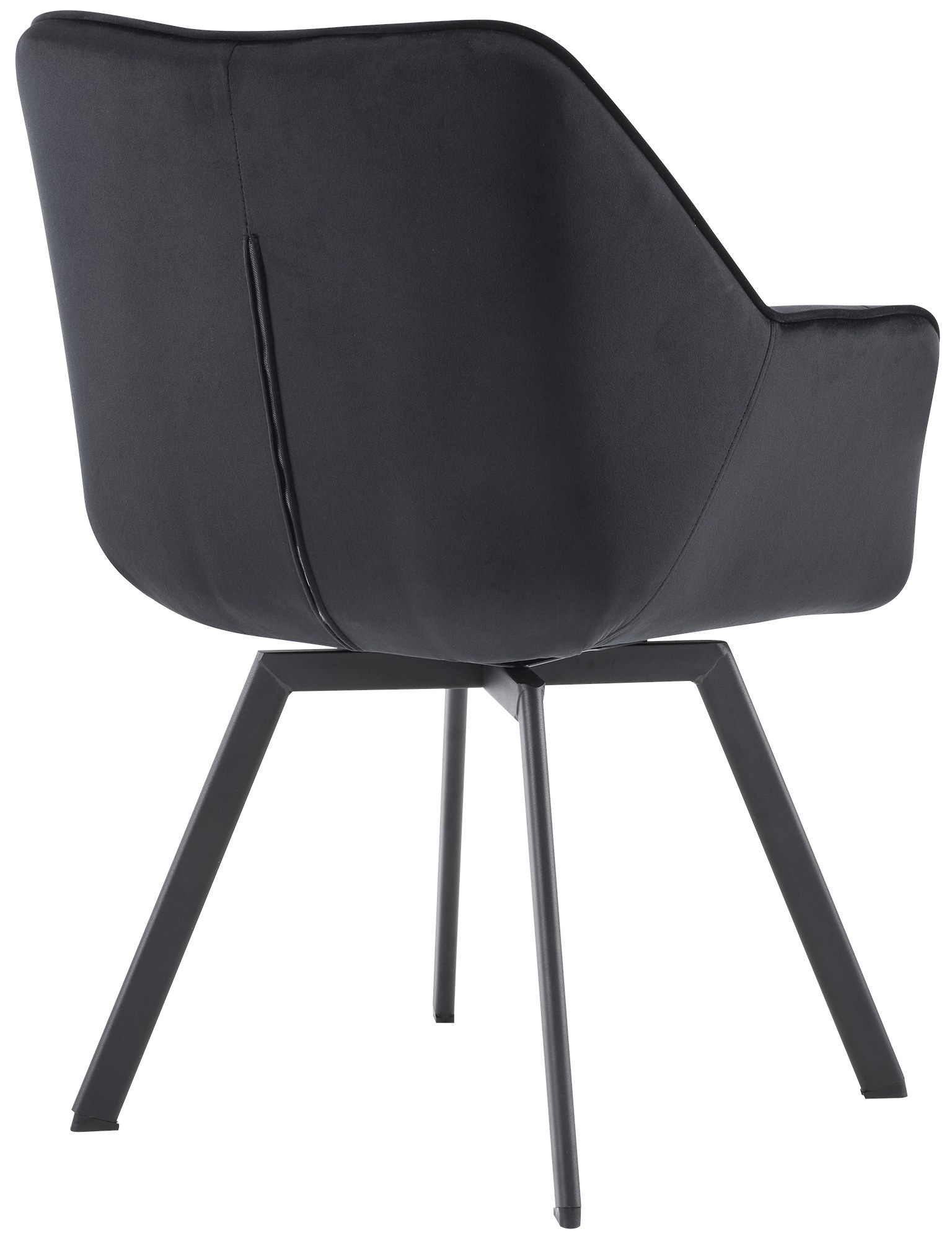 Chaise de salle à manger Jordi velours