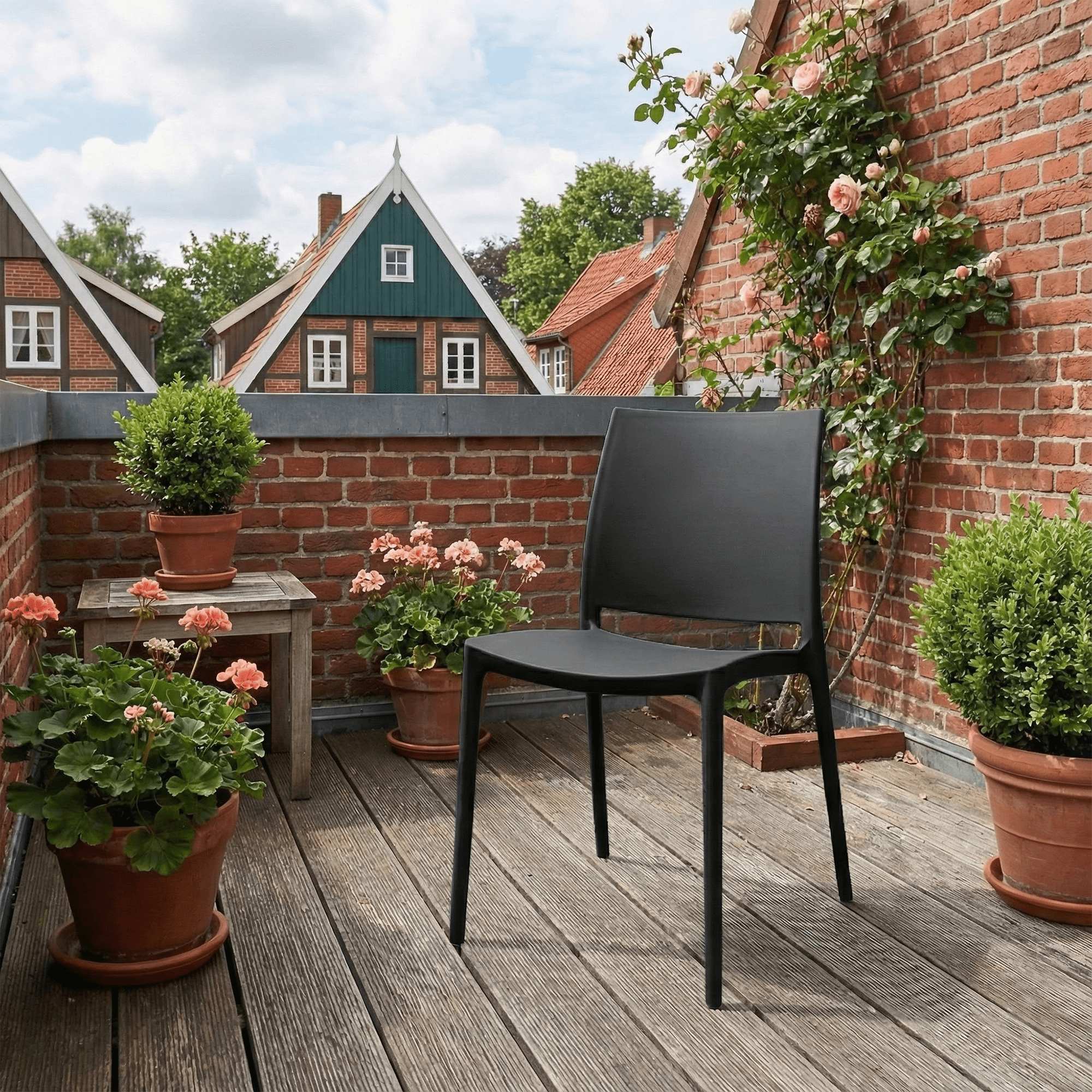 Lot de 2 chaises de jardin Meton