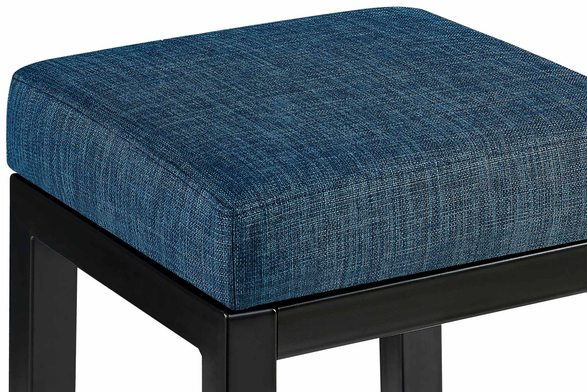 Tabouret de bar Taylor hauteur d'assise 83 cm piètement métal noir