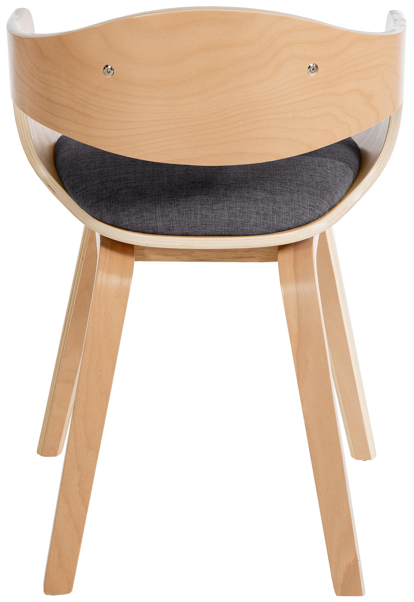 Chaise retro Kingston en tissu
