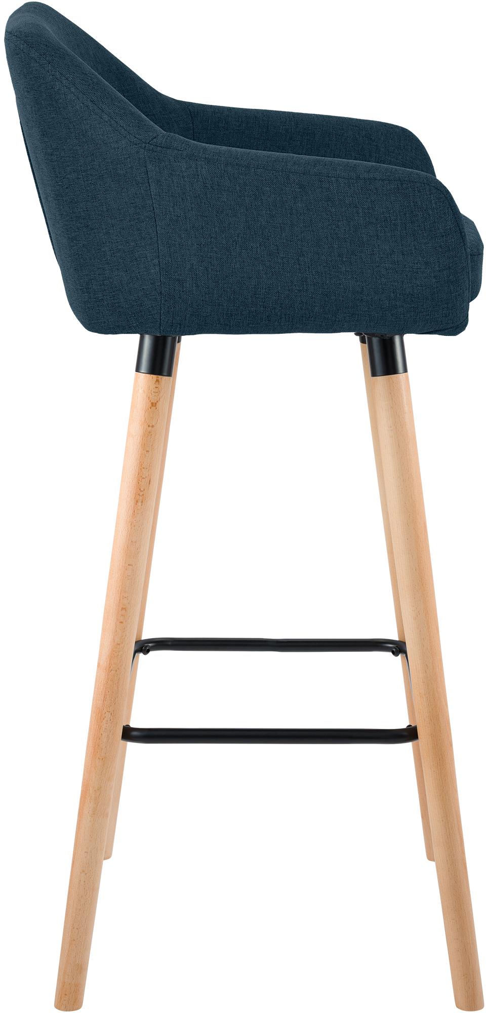 Tabouret de bar Grant en tissu