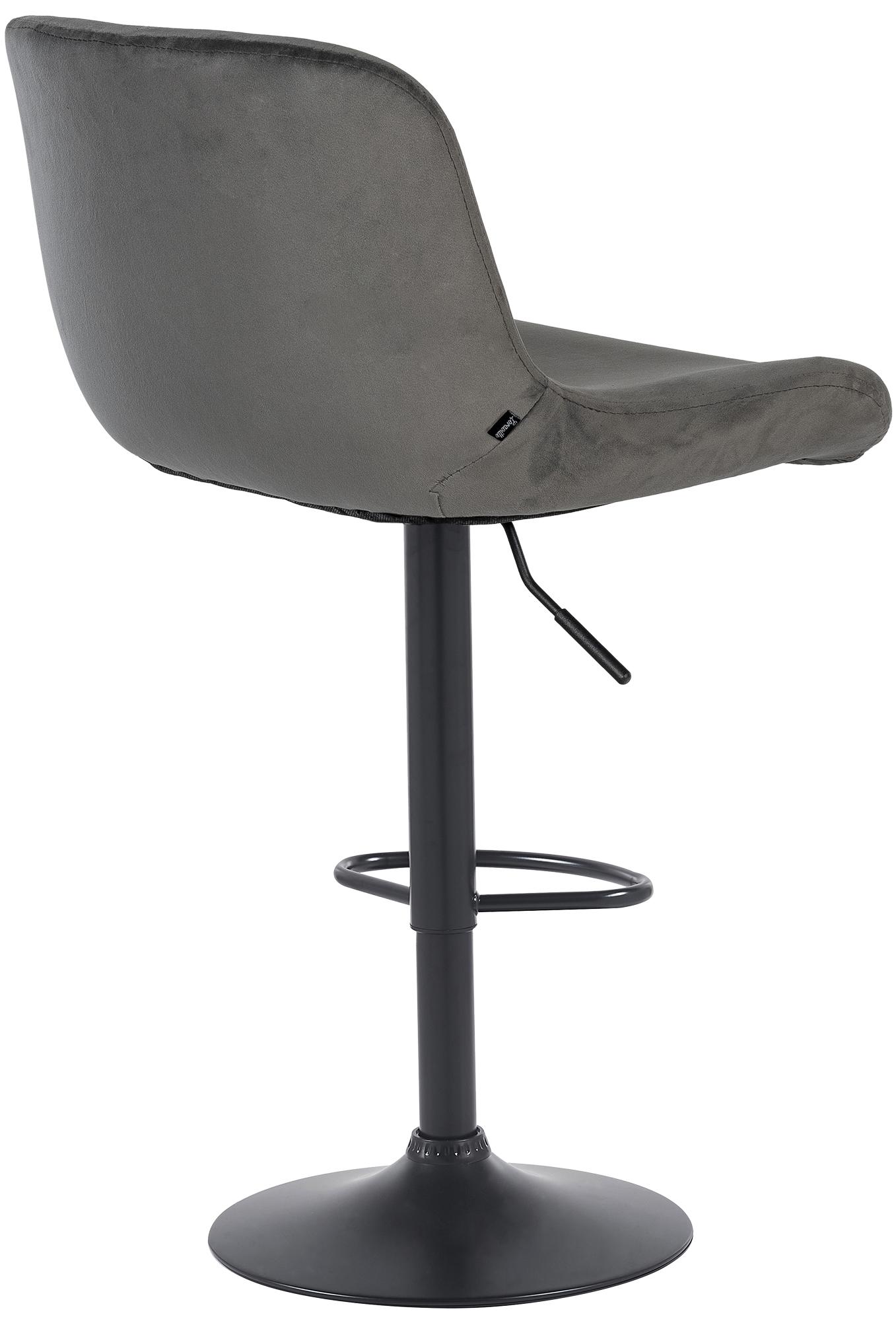 Lot de 2 tabourets de bar Solon noir