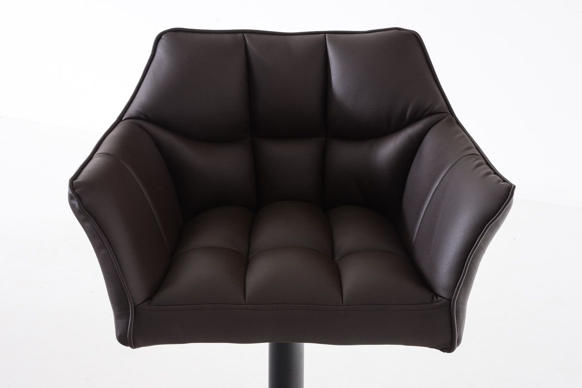 Tabouret de bar Damaso avec revetement en similicuir