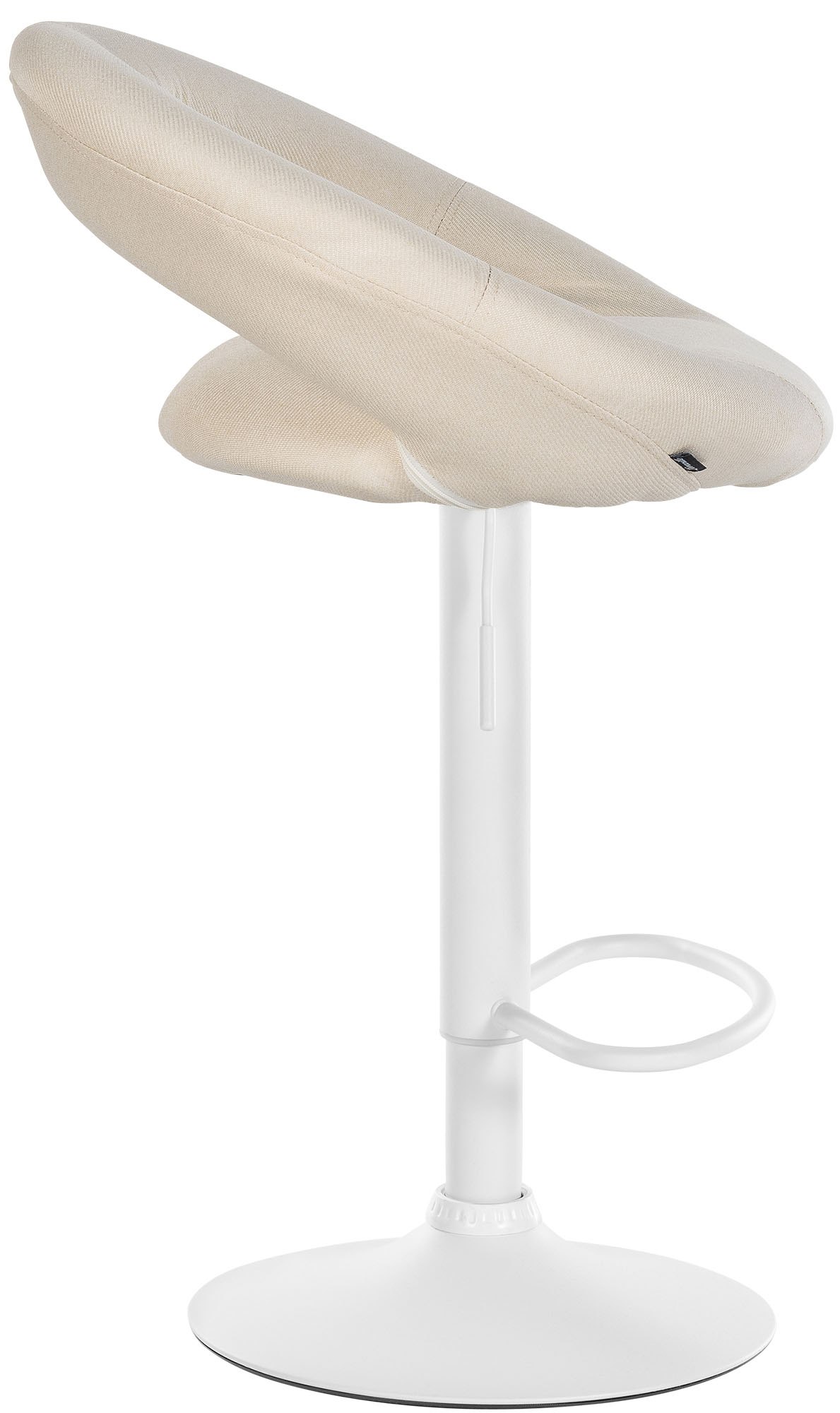 Lot de 2 tabourets de bar Olinda tissu