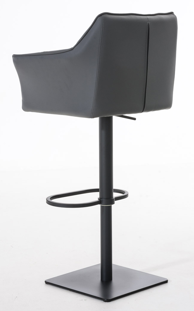Lot de 2 tabourets de bar Damaso en similicuir