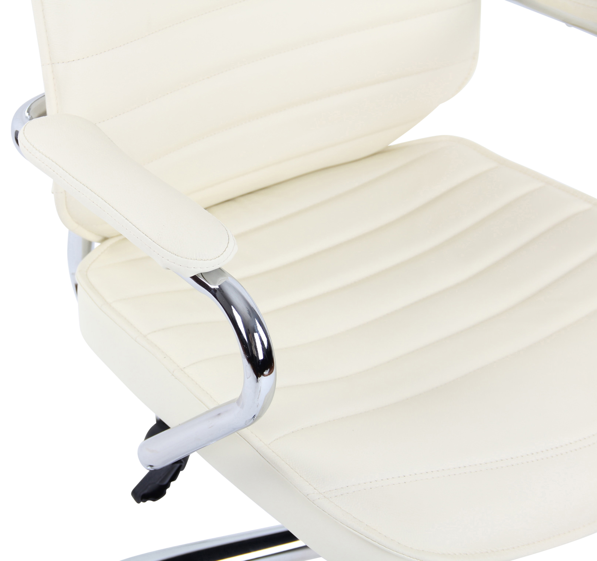 Fauteuil de bureau  Rako en véritable cuir ajustable et pivotant