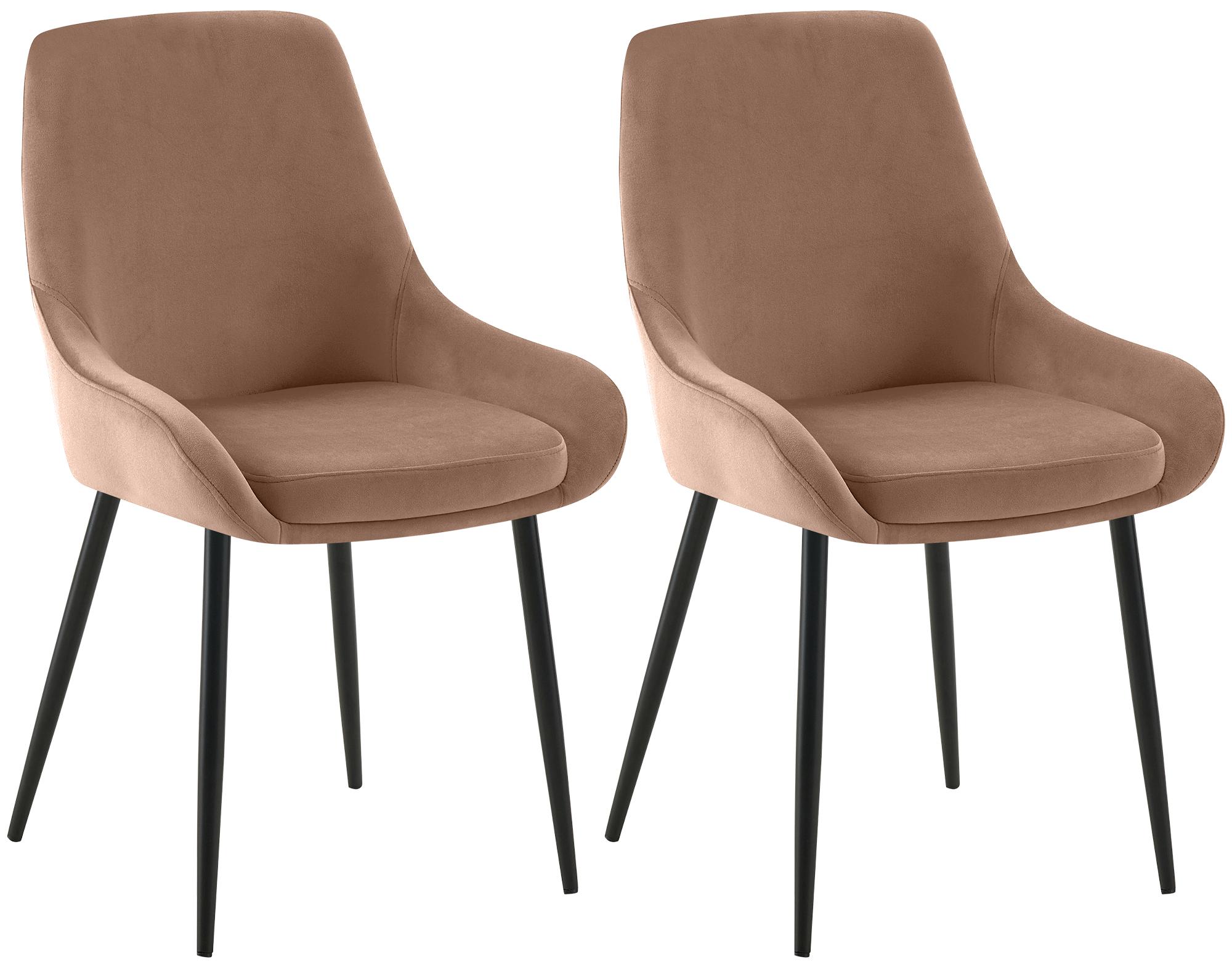 Lot de 2 chaises de salle à manger Elmira