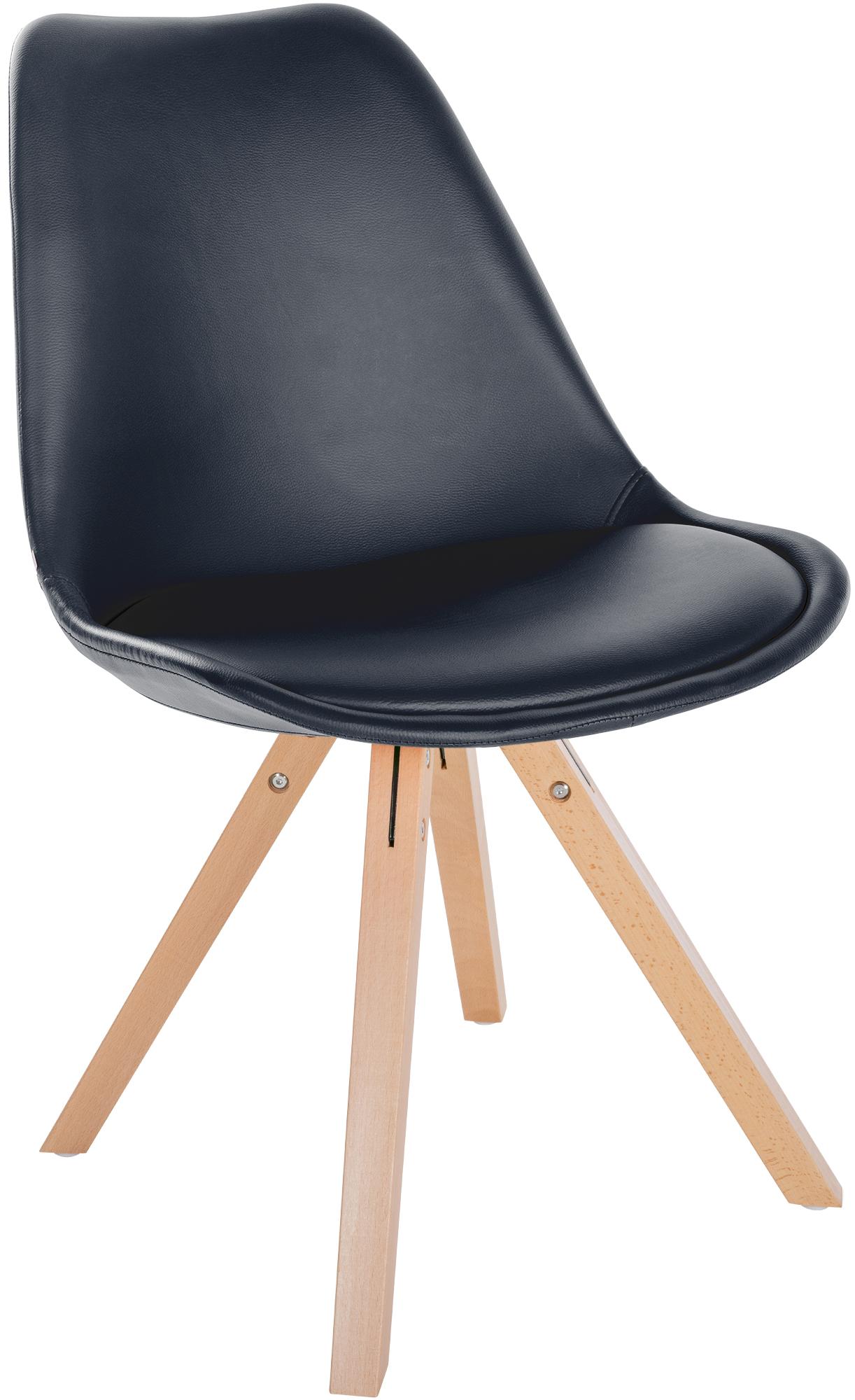 Lot de 4 chaises de salle à manger Sofia en Similicuir