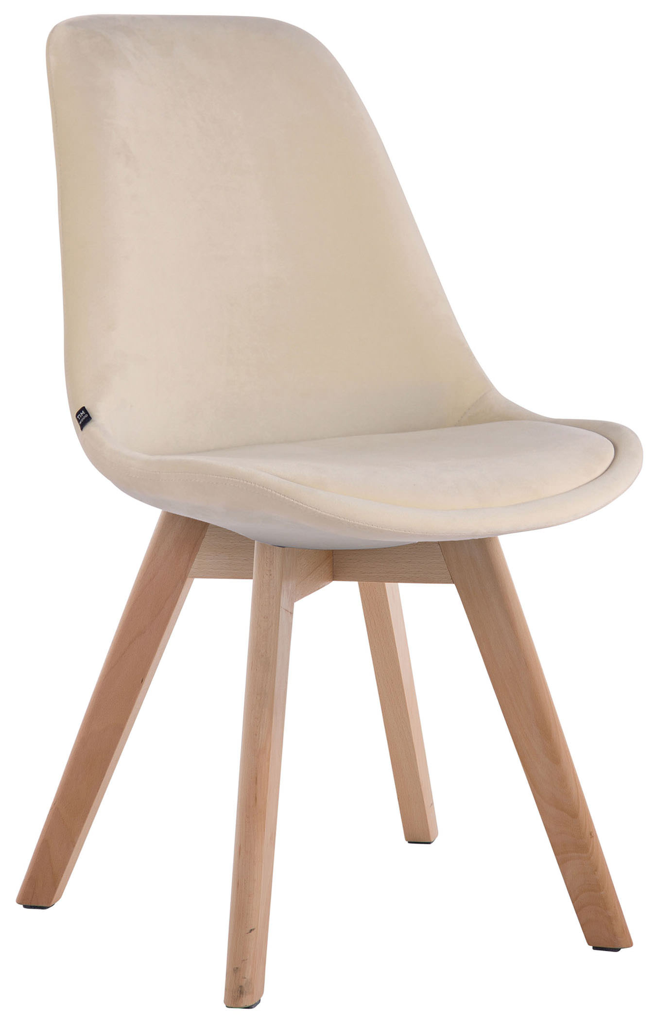 Lot de 4 Chaises de salle à manger Borneo V2 en velours