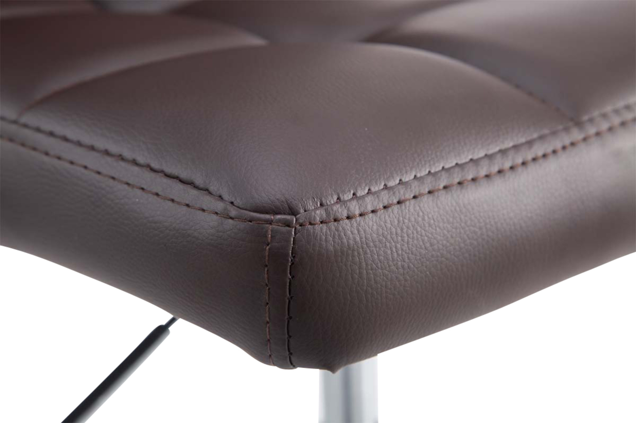 Lot de 4 chaises lounge Palma V2 en similicuir ajustable et pivotant