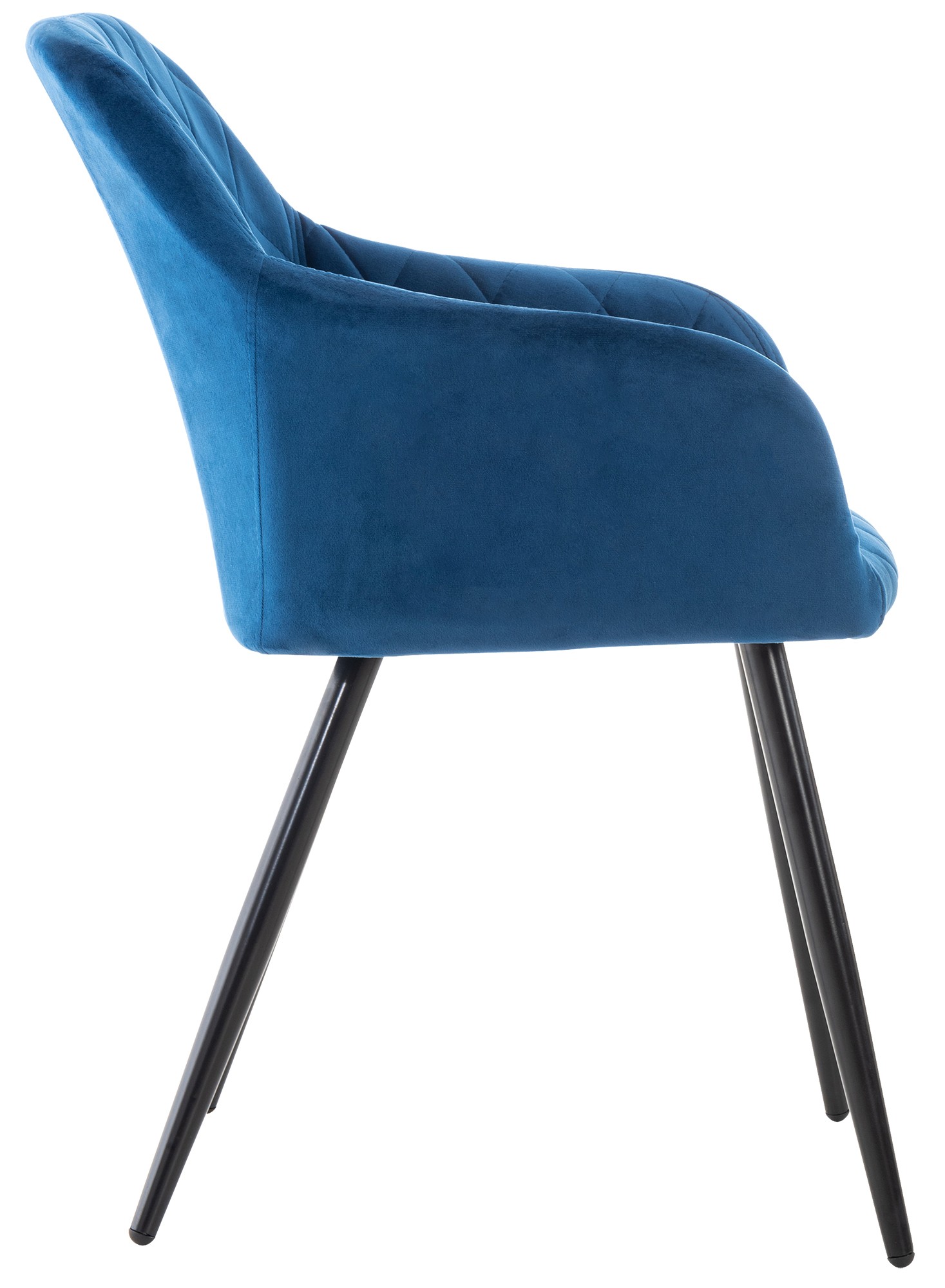 Chaise de salle à manger Shila avec Piètement en Métal noir