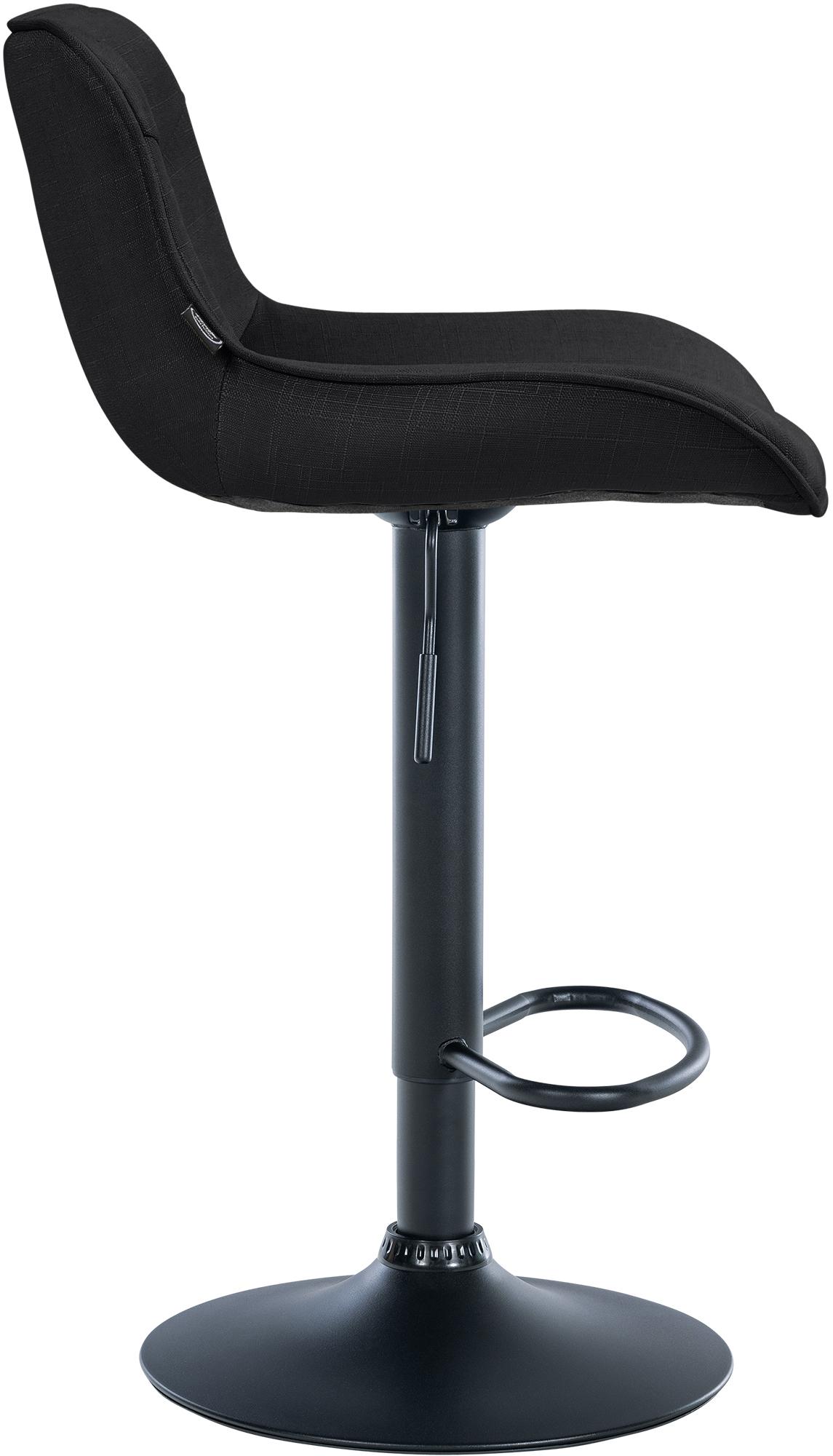 Lot de 2 tabourets de bar Vonore tissu