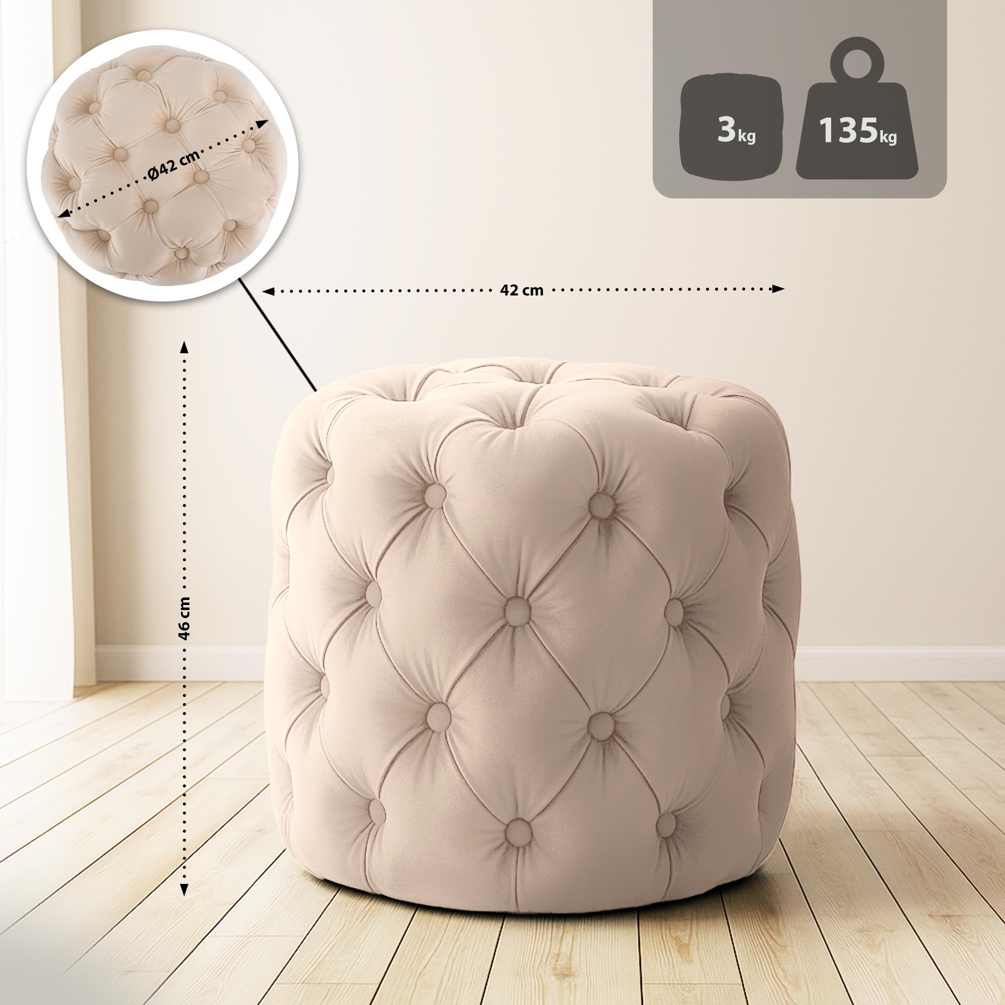 Tabouret Drancy Velours